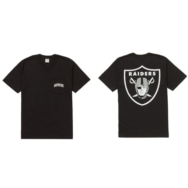 Supreme Supreme NFL x Raiders x '47 Pocket Tee | Grailed