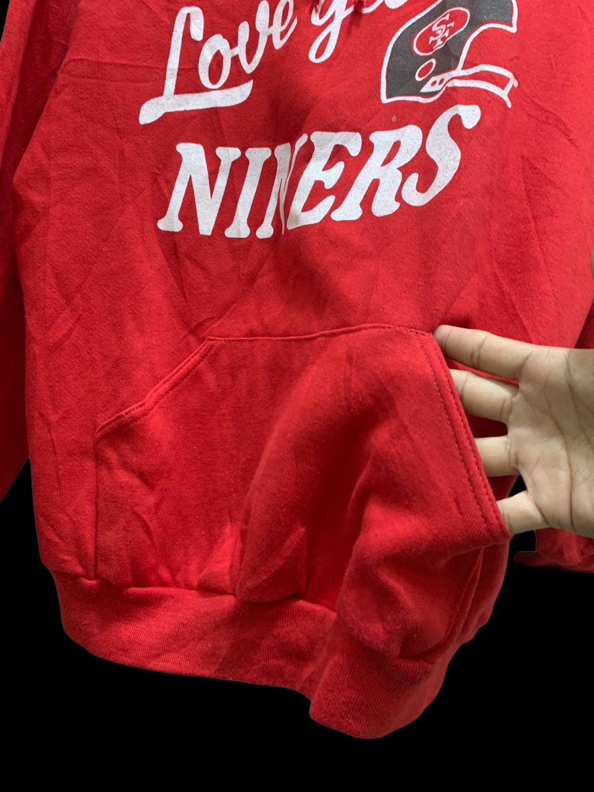 NFL VINTAGE SAN FRANCISCO 49ERS SWEATSHIRT HOODIE Size US L / EU 52-54 / 3 - 3 Thumbnail