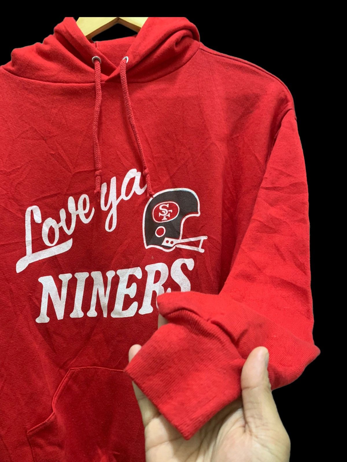 NFL VINTAGE SAN FRANCISCO 49ERS SWEATSHIRT HOODIE Size US L / EU 52-54 / 3 - 4 Thumbnail