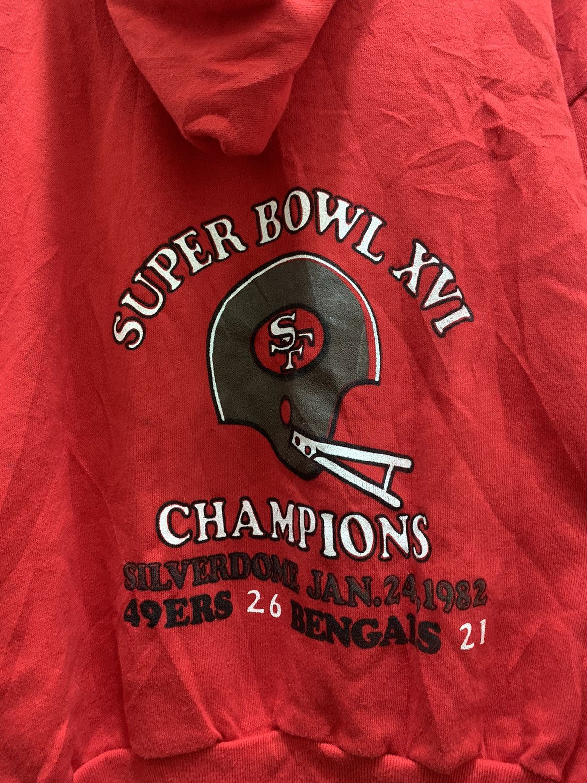 NFL VINTAGE SAN FRANCISCO 49ERS SWEATSHIRT HOODIE Size US L / EU 52-54 / 3 - 9 Thumbnail