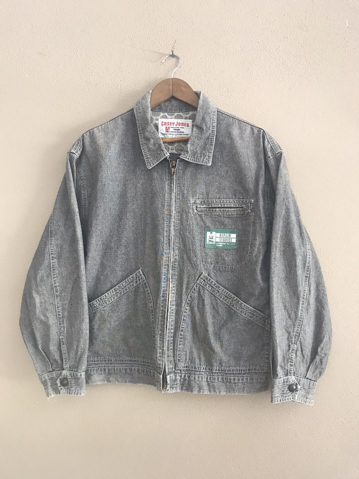 Vintage × Wrangler Casey Jones by Wrangler worker zipper jacket Size US M / EU 48-50 / 2 - 1 Thumbnail