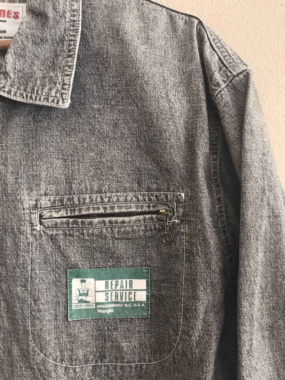 Vintage × Wrangler Casey Jones by Wrangler worker zipper jacket Size US M / EU 48-50 / 2 - 6 Thumbnail