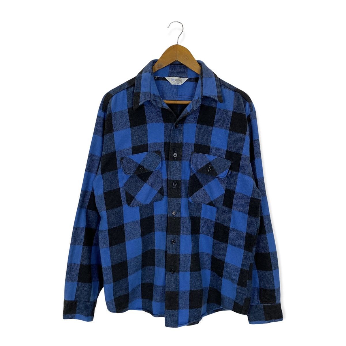 FiveBrother VINTAGE FIVE BROTHER TARTAN DESIGN FLANNEL Size US L / EU 52-54 / 3 - 1 Thumbnail