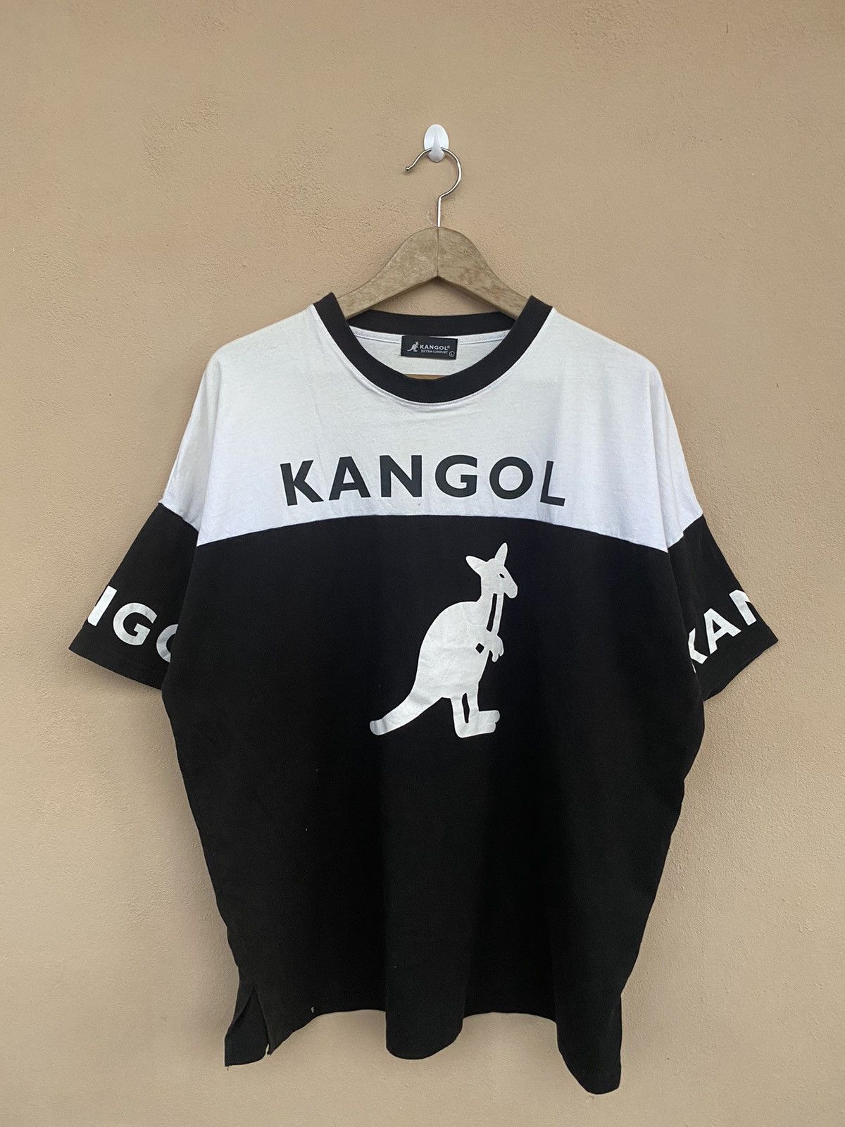 Kangol Steals💥 Kangol Big Logo Tee Size US L / EU 52-54 / 3 - 1 Thumbnail