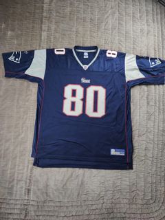 New England Patriots Vintage Applique Shirt by Reebok-Grey