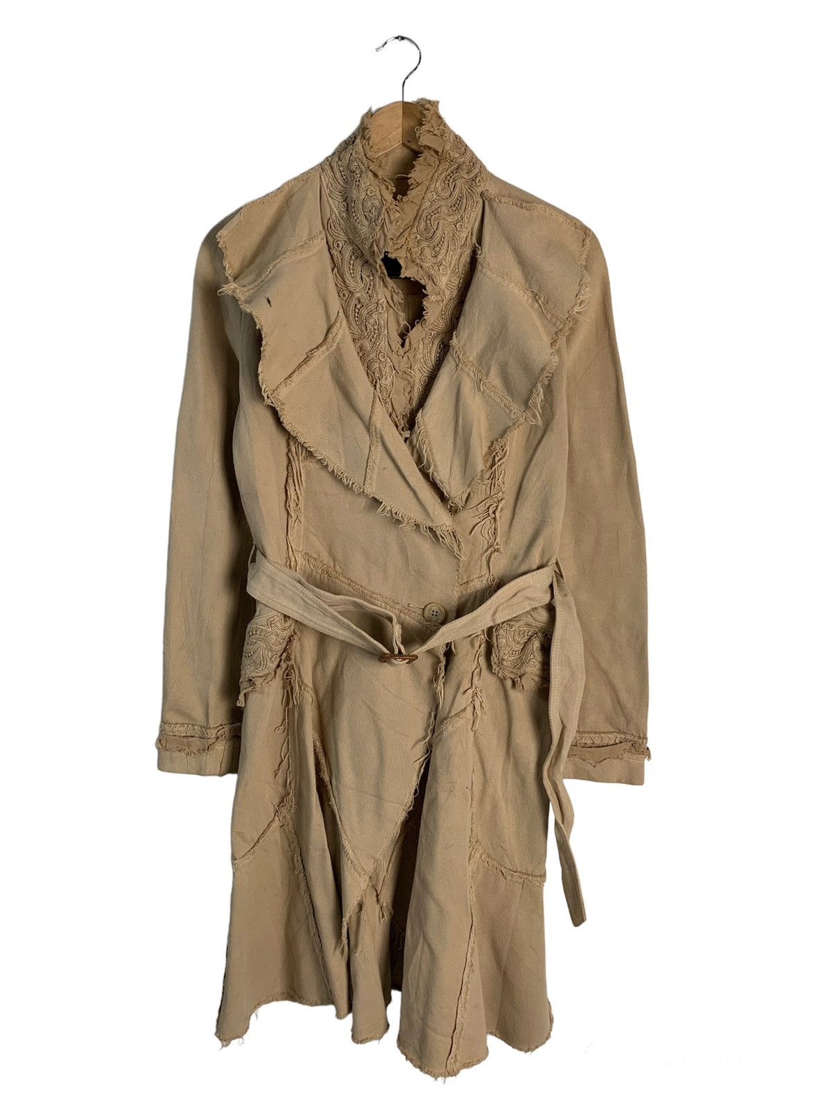 image of Grace Continental Design Coat in Brown, Women's (Size Small)