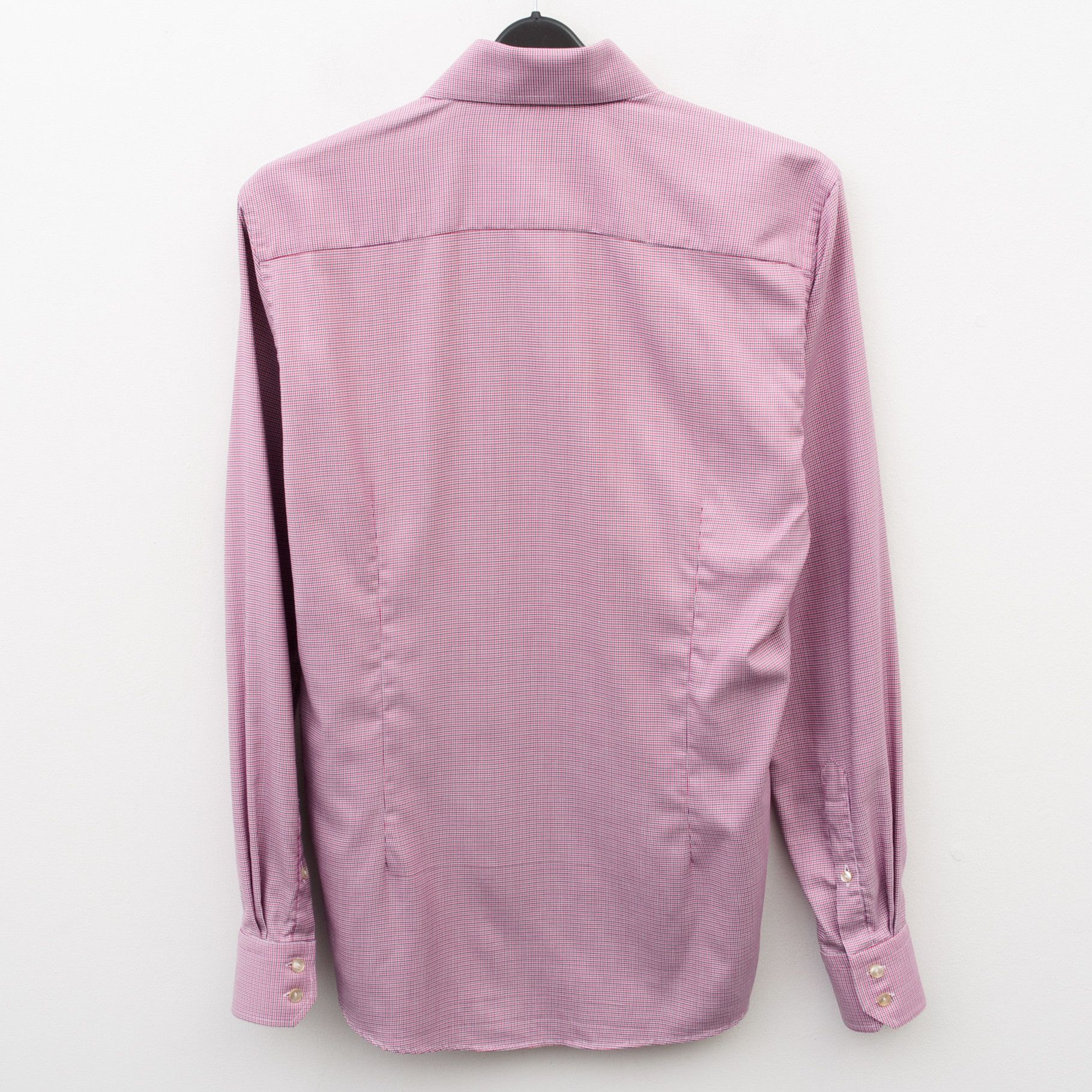 Eton ETON Formal Slim Fit Shirt Pink Purple Casual Button Size 42R - 6 Thumbnail