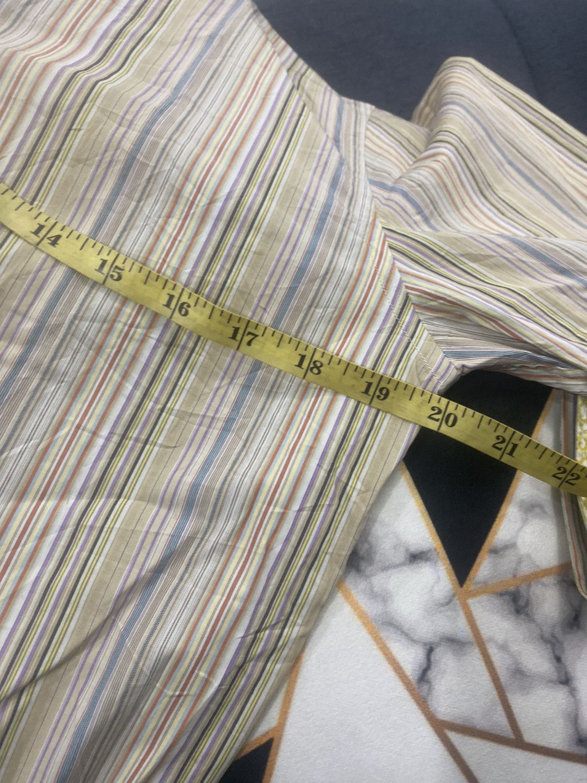 Kenzo VINTAGE KENZO HOMME STRIPE DOWN BUTTON UP SHIRT Size US M / EU 48-50 / 2 - 8 Thumbnail