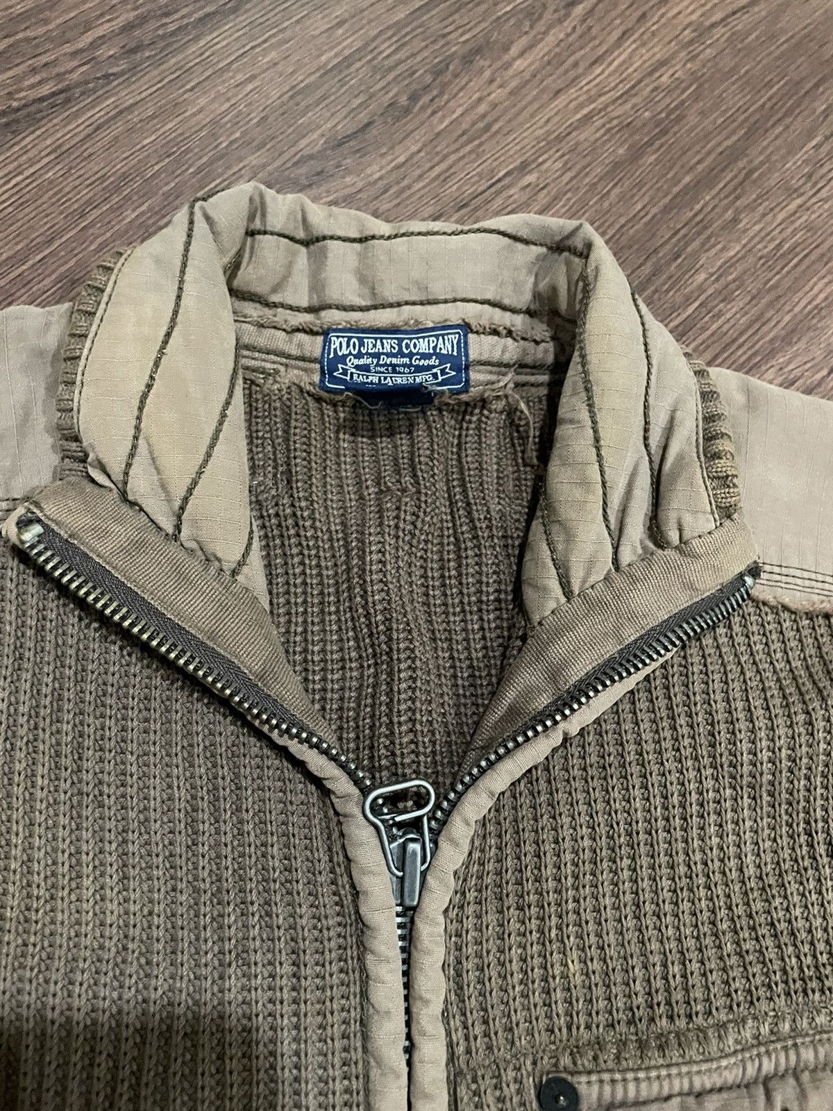 Polo Ralph Lauren Rare💥 Polo Jeans Military Standard Issue Knitted Sweater Size US L / EU 52-54 / 3 - 11 Thumbnail