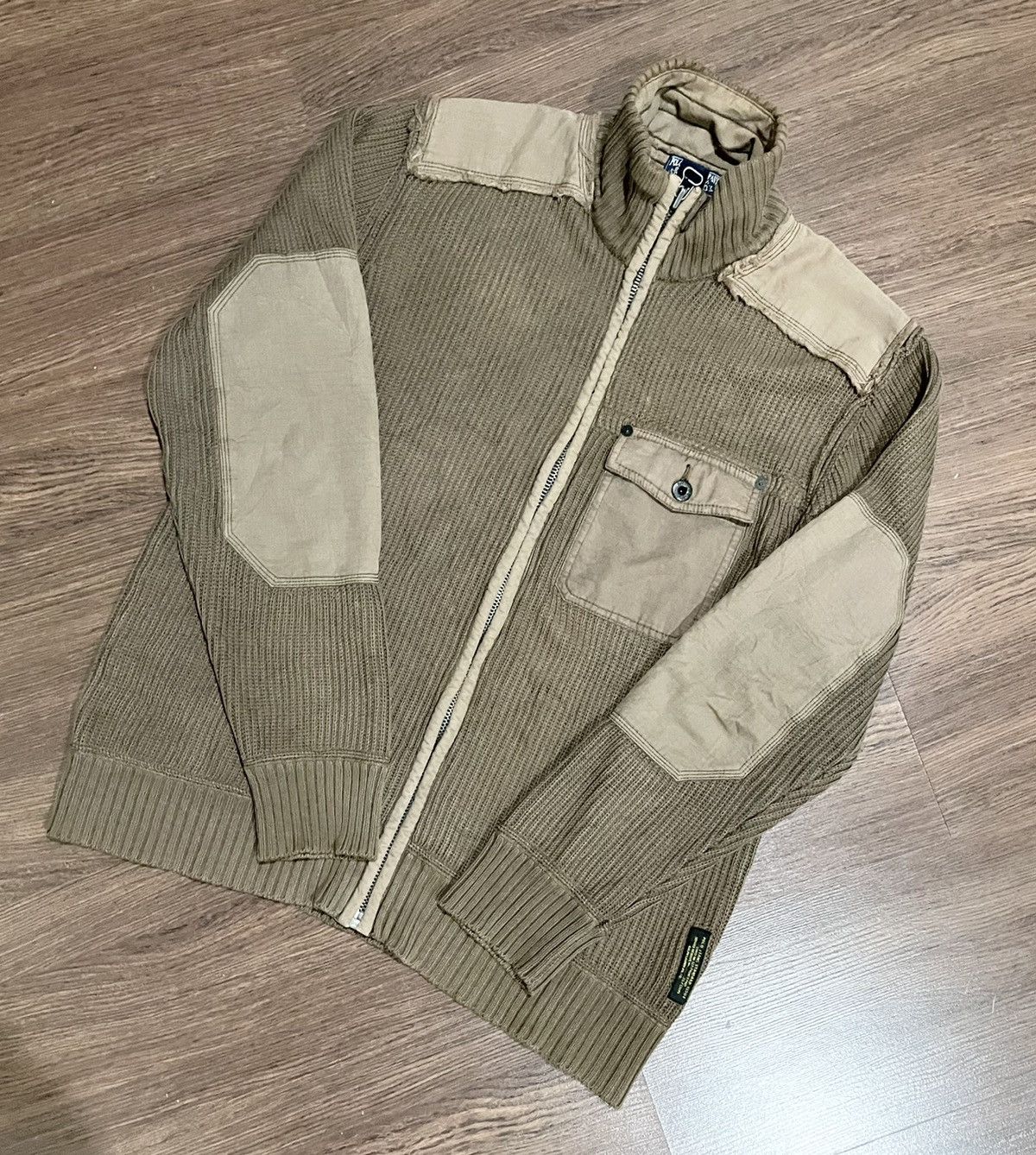 Polo Ralph Lauren Rare💥 Polo Jeans Military Standard Issue Knitted Sweater Size US L / EU 52-54 / 3 - 15 Thumbnail