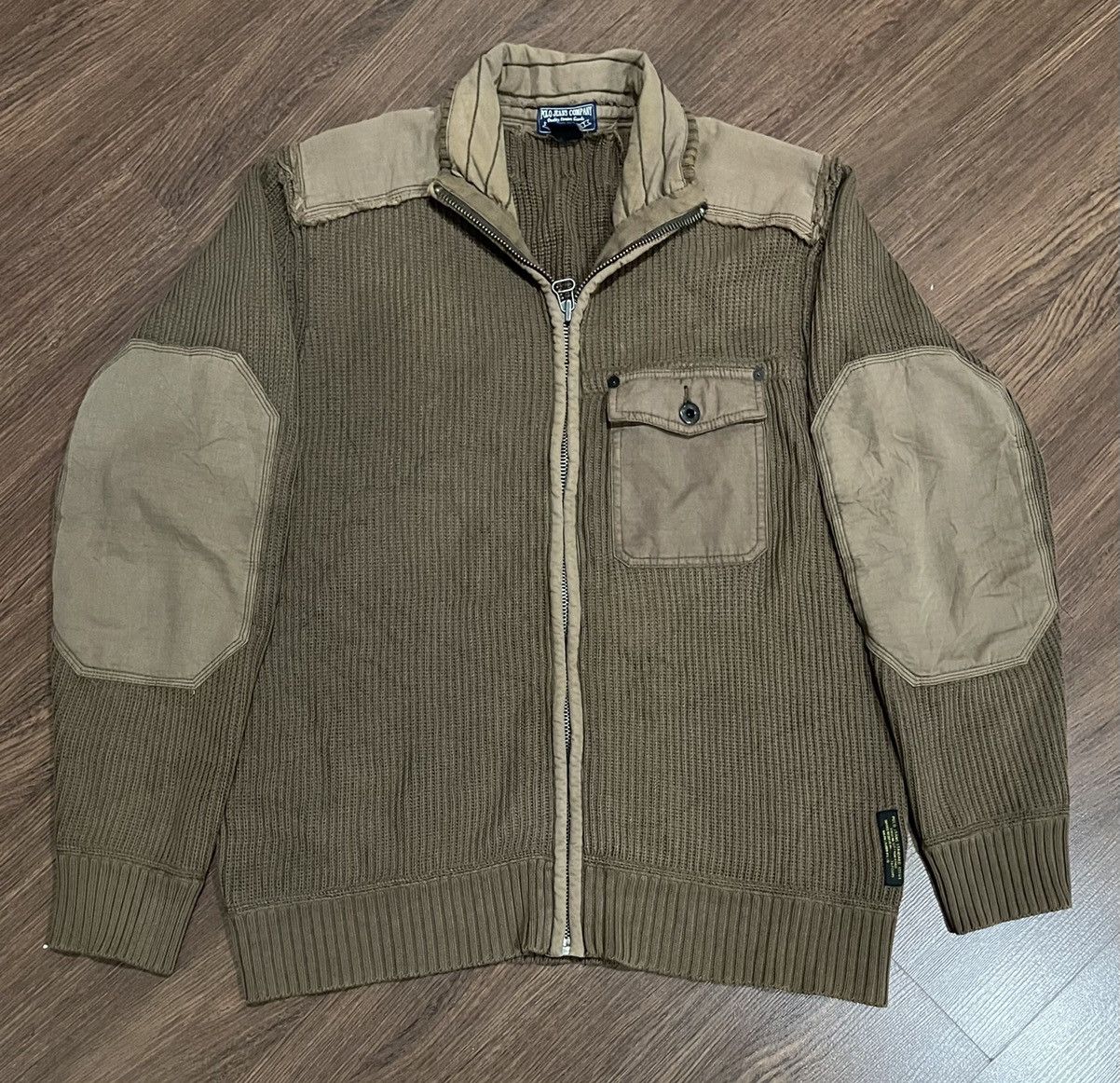 Polo Ralph Lauren Rare💥 Polo Jeans Military Standard Issue Knitted Sweater Size US L / EU 52-54 / 3 - 4 Thumbnail