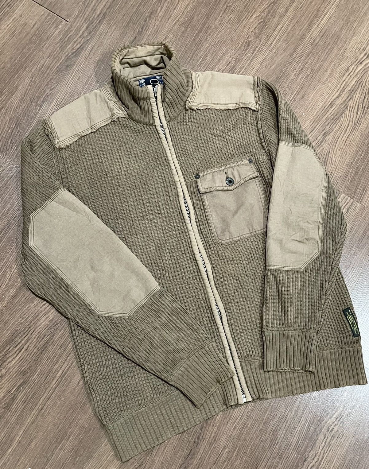 Polo Ralph Lauren Rare💥 Polo Jeans Military Standard Issue Knitted Sweater Size US L / EU 52-54 / 3 - 14 Thumbnail