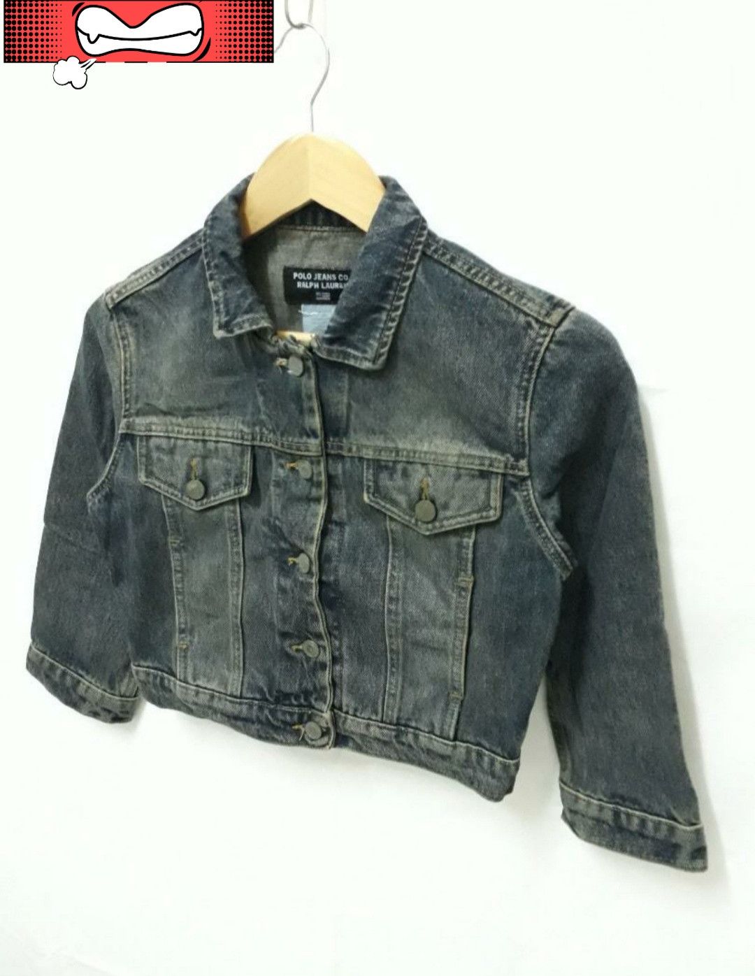 Polo Ralph Lauren 💥Polo ralph lauren stonewash denim jacket Size US XXS / EU 40 - 4 Thumbnail