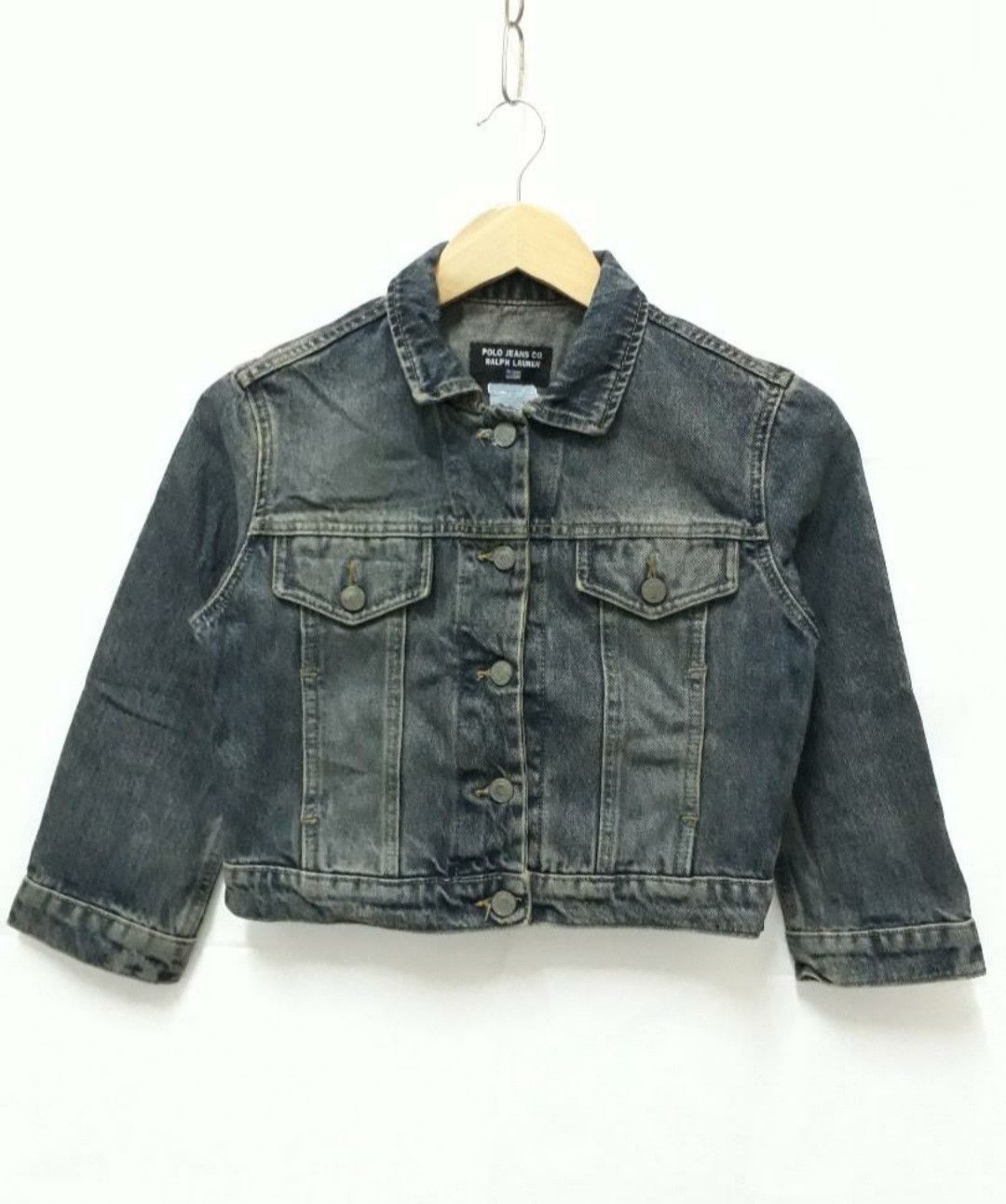 Polo Ralph Lauren 💥Polo ralph lauren stonewash denim jacket Size US XXS / EU 40 - 1 Thumbnail