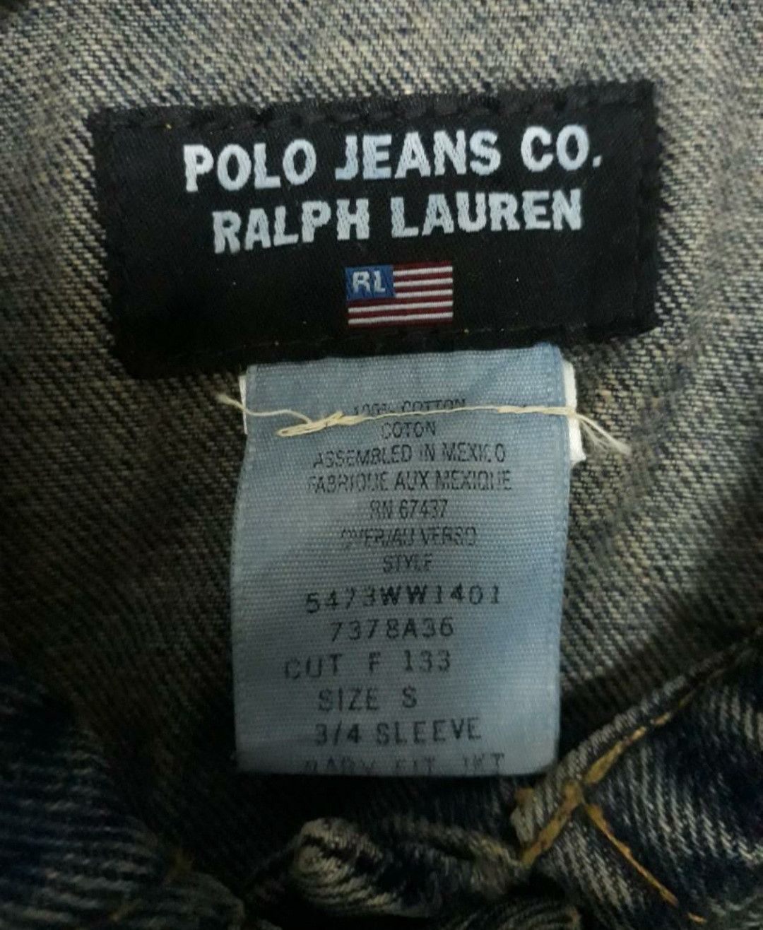 Polo Ralph Lauren 💥Polo ralph lauren stonewash denim jacket Size US XXS / EU 40 - 6 Thumbnail