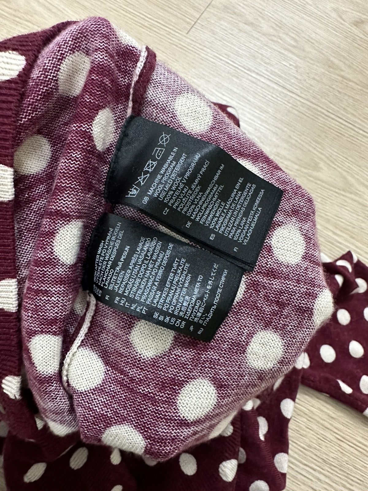 Comme des Garcons × H&M × Junya Watanabe Rare And Beautiful H&M X Comme des Garcons Polkadot Cardigan Size M / US 6-8 / IT 42-44 - 5 Thumbnail