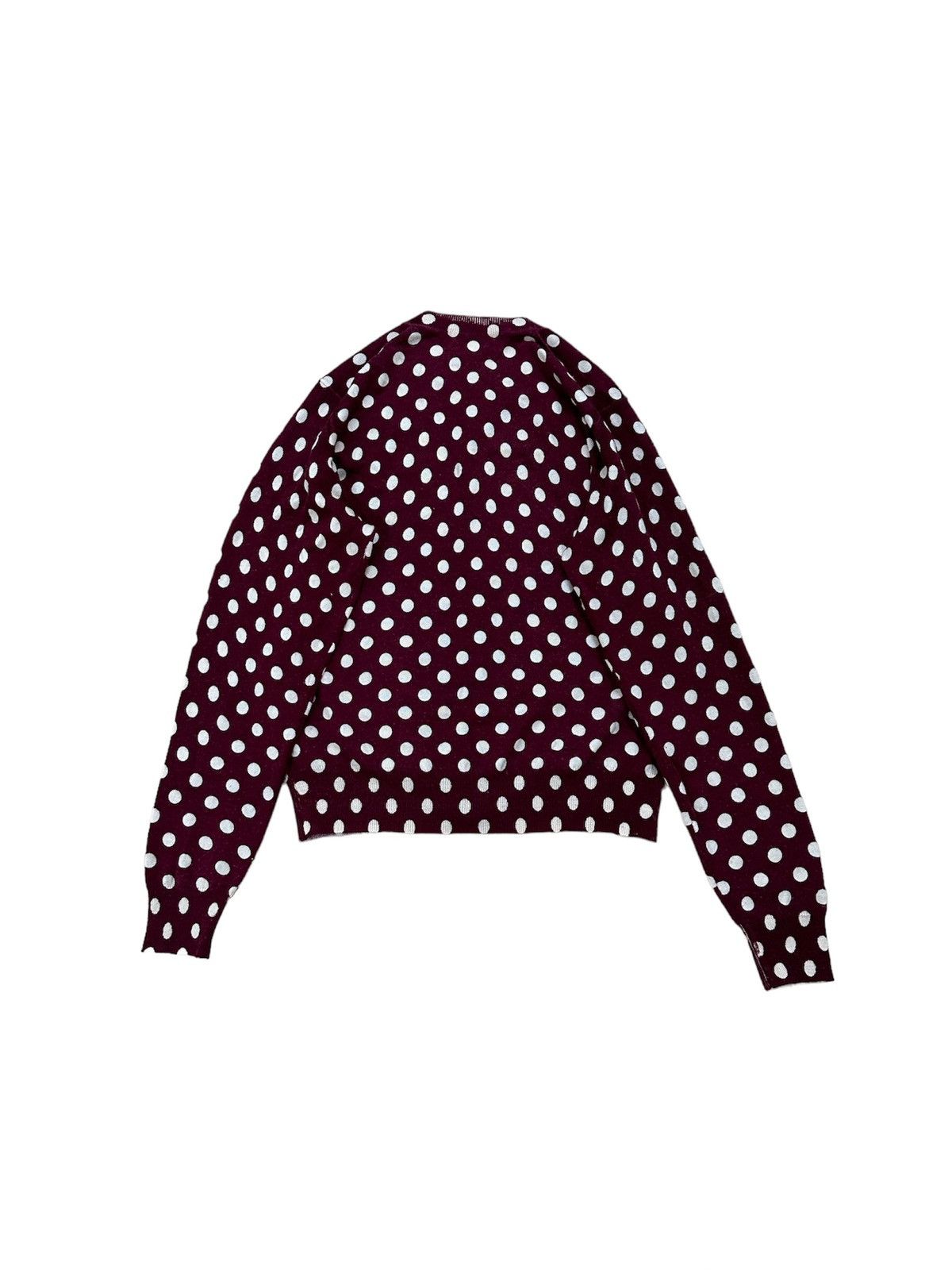 Comme des Garcons × H&M × Junya Watanabe Rare And Beautiful H&M X Comme des Garcons Polkadot Cardigan Size M / US 6-8 / IT 42-44 - 2 Thumbnail