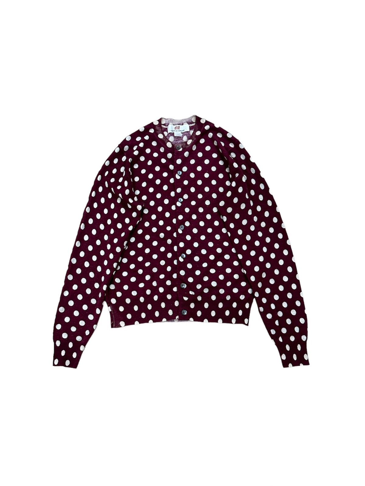 Rare And Beautiful H&M X Comme des Garcons Polkadot Cardigan