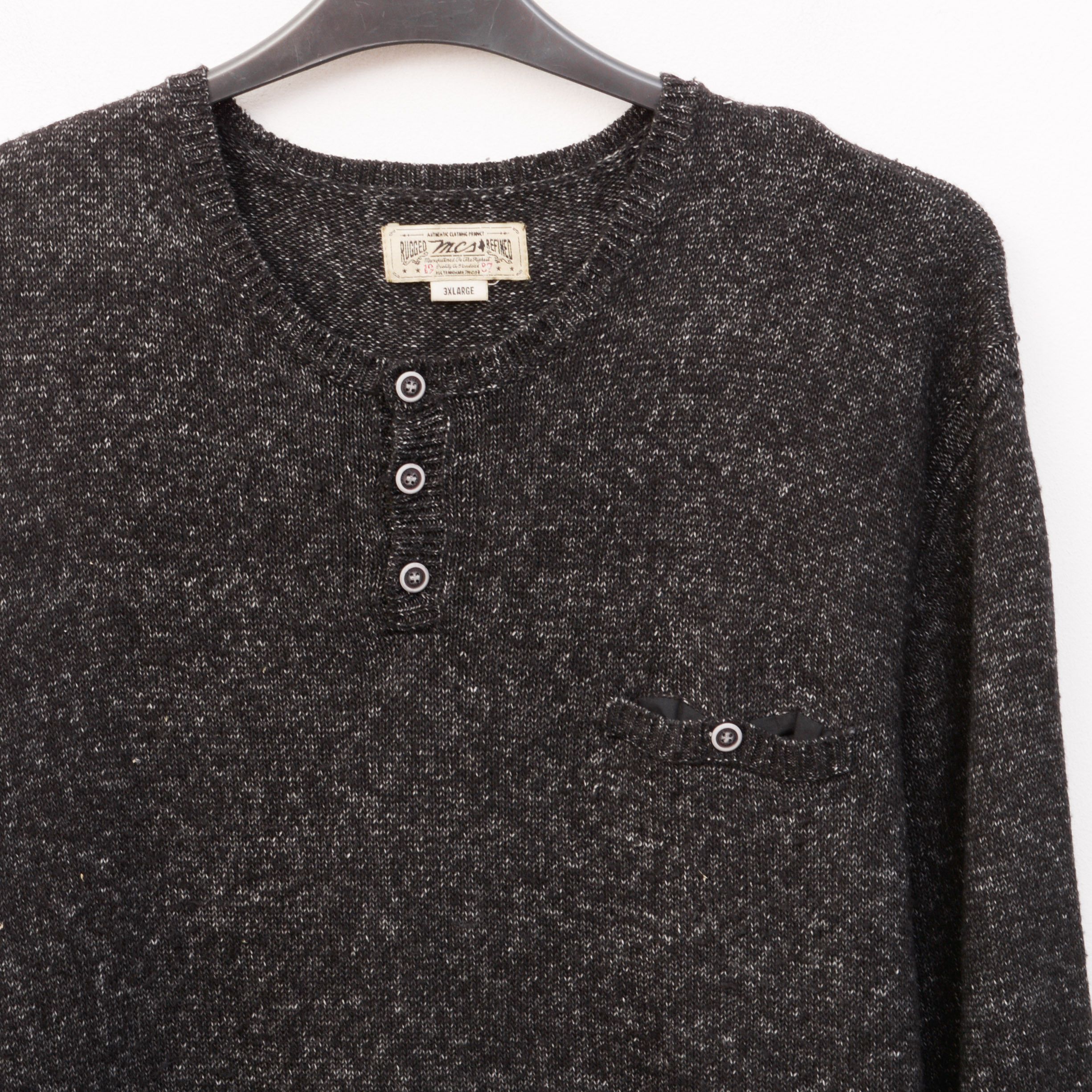 Marlboro MARLBORO CLASSICS 3XL Knit Sweater Jumper Pullover Winter Size US XXL / EU 58 / 5 - 2 Thumbnail