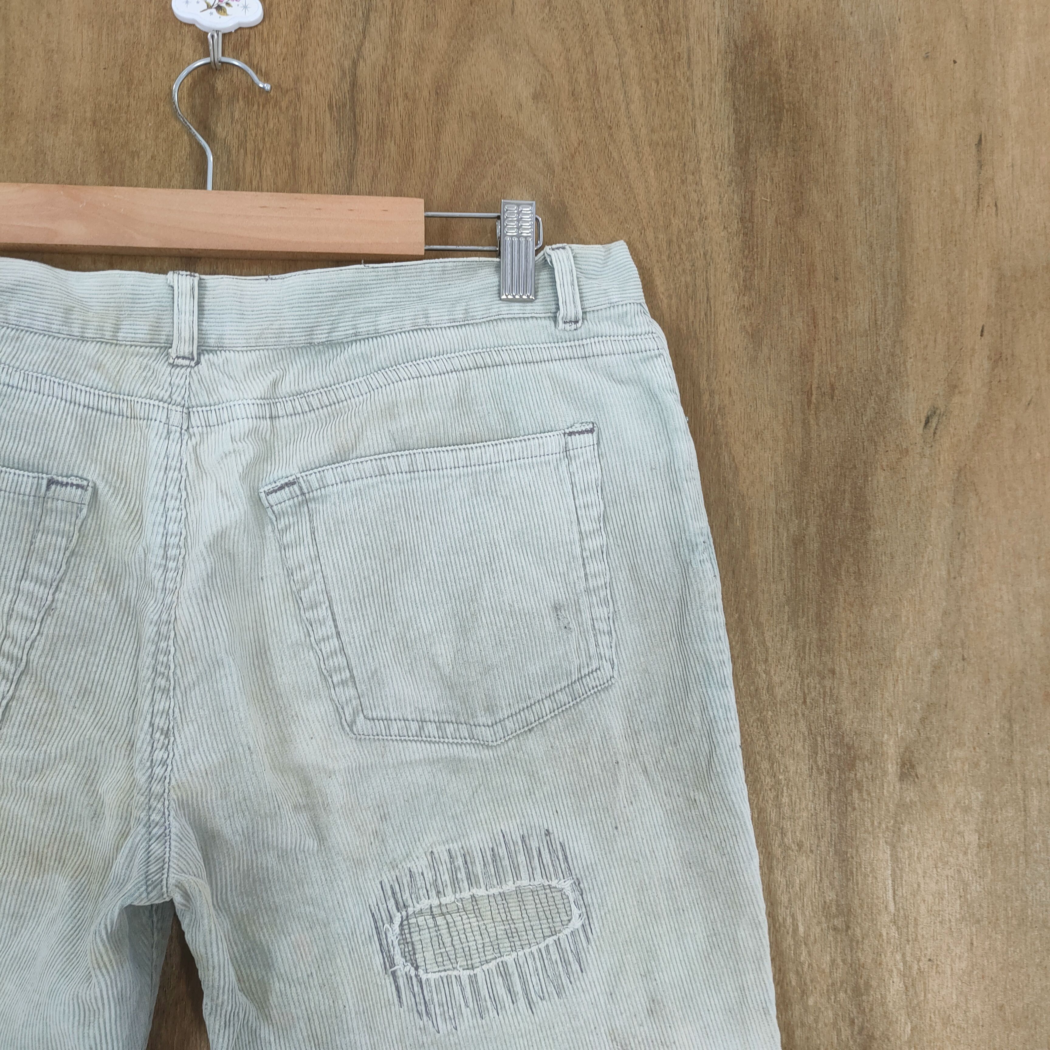 Japanese Brand × Seditionaries × Vintage TRASHED 💥 VINTAGE TMT BUTTON FLY BORO FADED RUSTY PANTS Size US 32 / EU 48 - 13 Thumbnail
