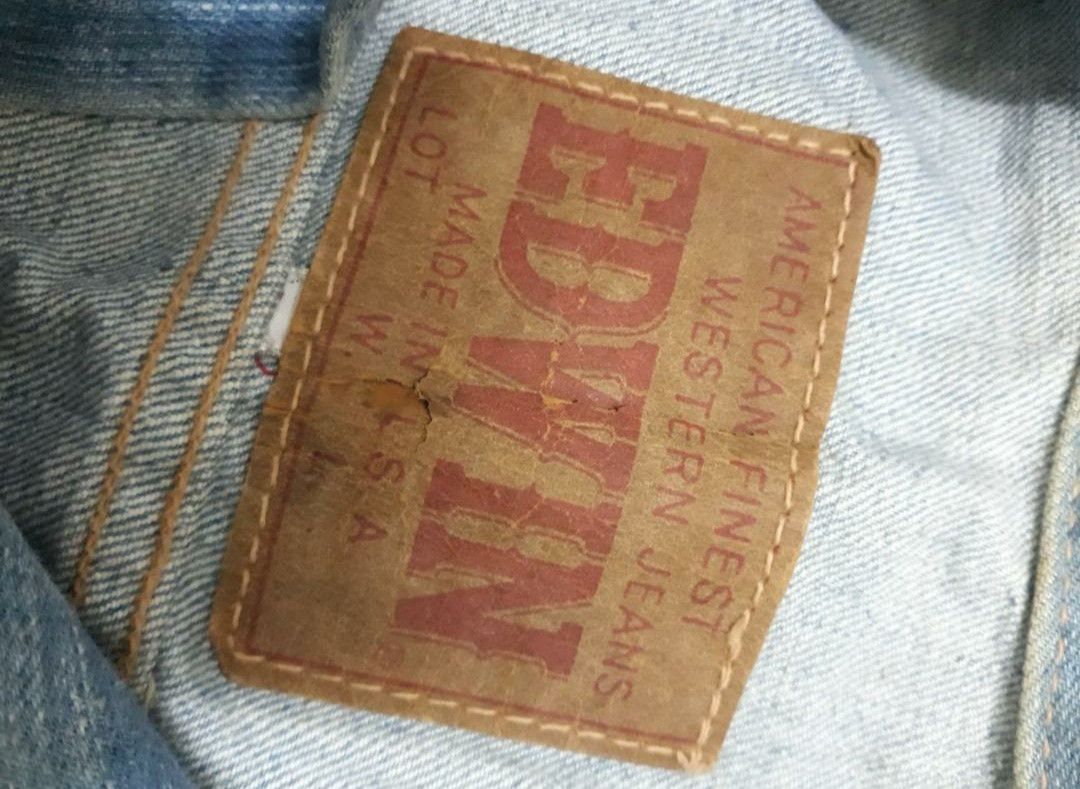 Edwin 💥Vintage edwin Stonewash Made in USA Denim jacket Size US M / EU 48-50 / 2 - 6 Thumbnail
