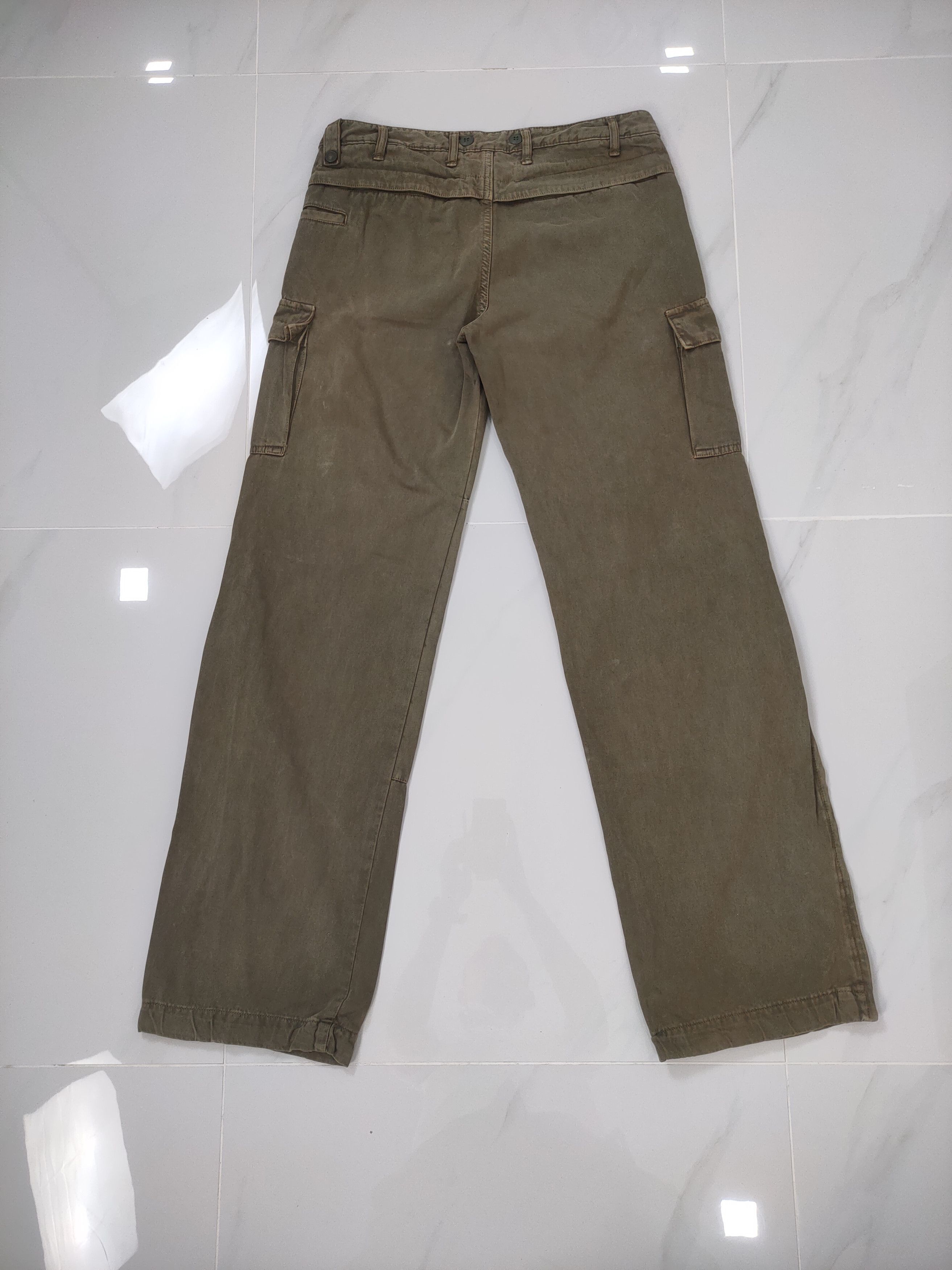 AKM VINTAGE AKM ZIPPER LEG OPENING CARGO PANTS Size US 33 - 8 Thumbnail