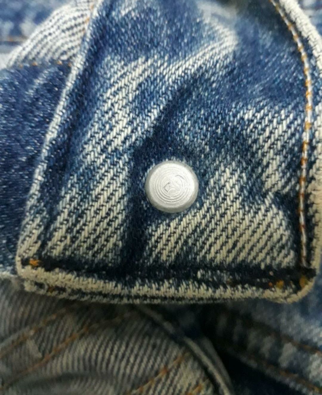 Levi's 💥Vintage levis distressed blue denim jacket Size US XXS / EU 40 - 5 Thumbnail
