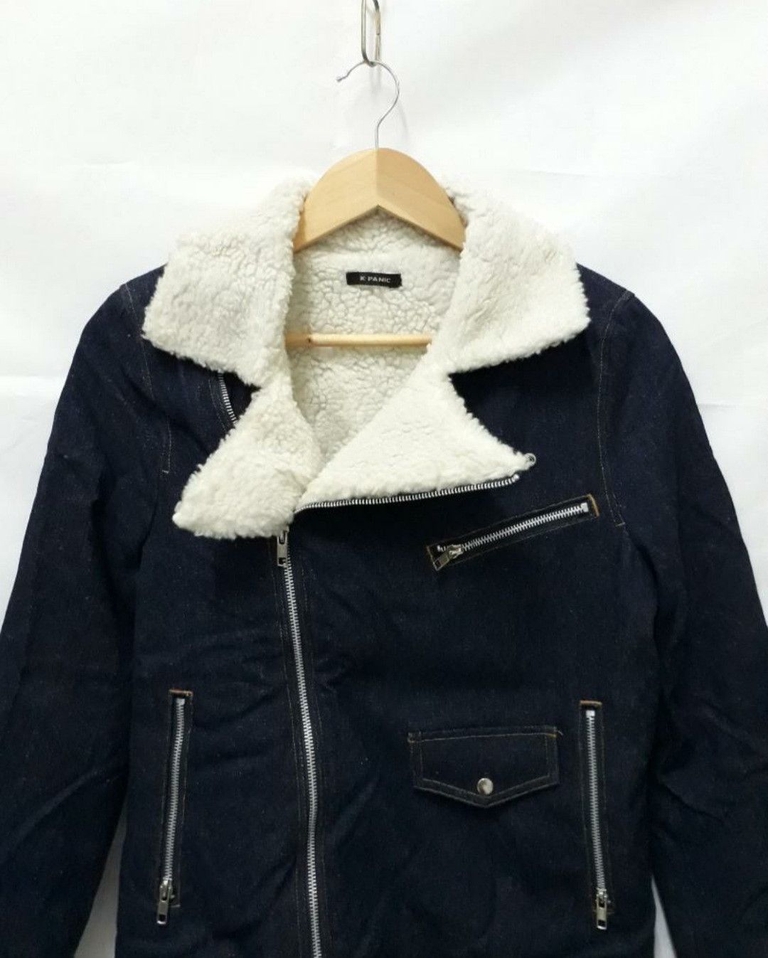 Japanese Brand 💥K-panic Winter blue colour denim jacket Size US S / EU 44-46 / 1 - 5 Thumbnail