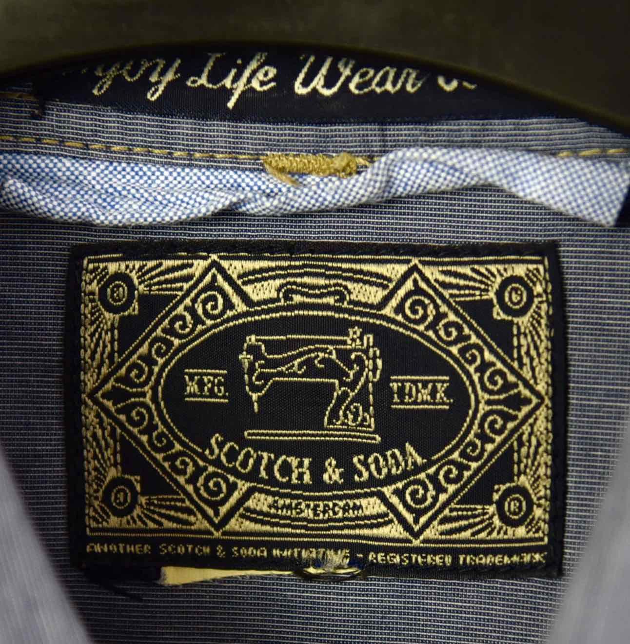 Scotch & Soda SCOTCH & SODA Casual Shirt Long Sleeved Cotton Formal Size US L / EU 52-54 / 3 - 5 Thumbnail