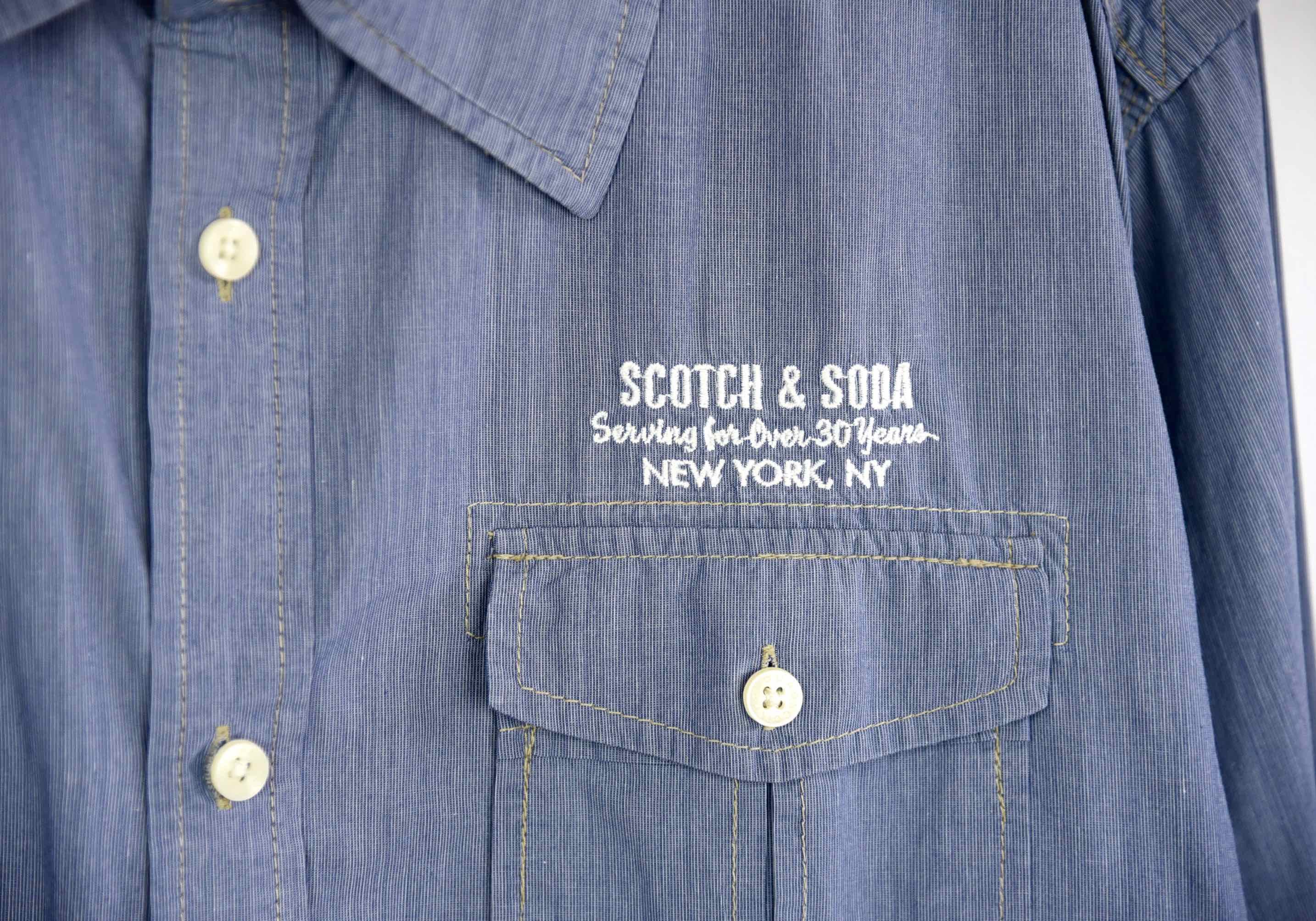 Scotch & Soda SCOTCH & SODA Casual Shirt Long Sleeved Cotton Formal Size US L / EU 52-54 / 3 - 3 Thumbnail