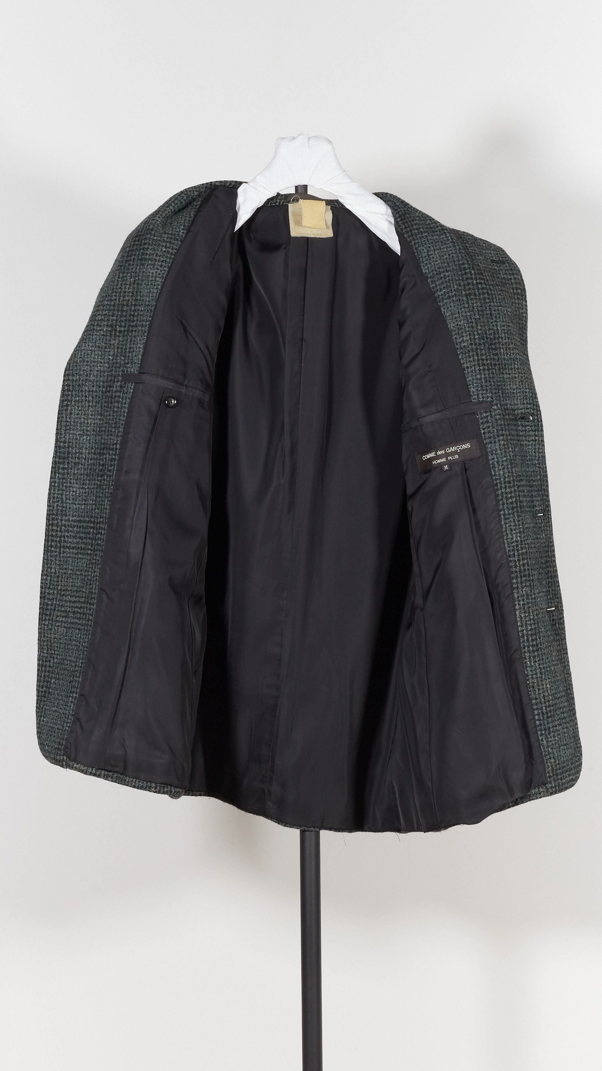 Comme des Garcons Homme Plus AD 1995 Archive "Footprint" Glen Plaid Blazer Jacket Size US M / EU 48-50 / 2 - 5 Thumbnail
