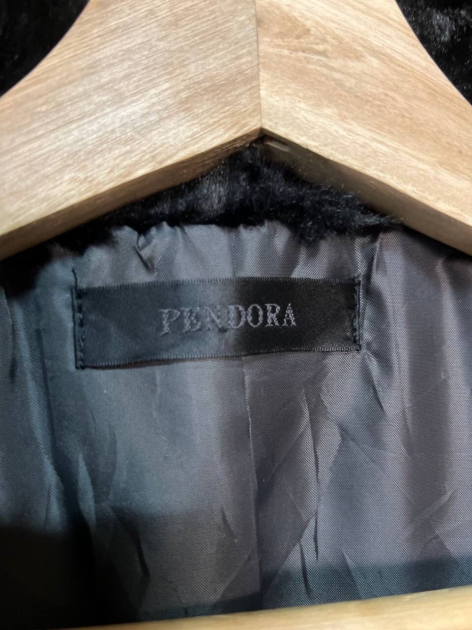 Japanese Brand PENDORA DOUBLEBREAST WOOL FUR COLLAR JACKET Size US L / EU 52-54 / 3 - 8 Thumbnail
