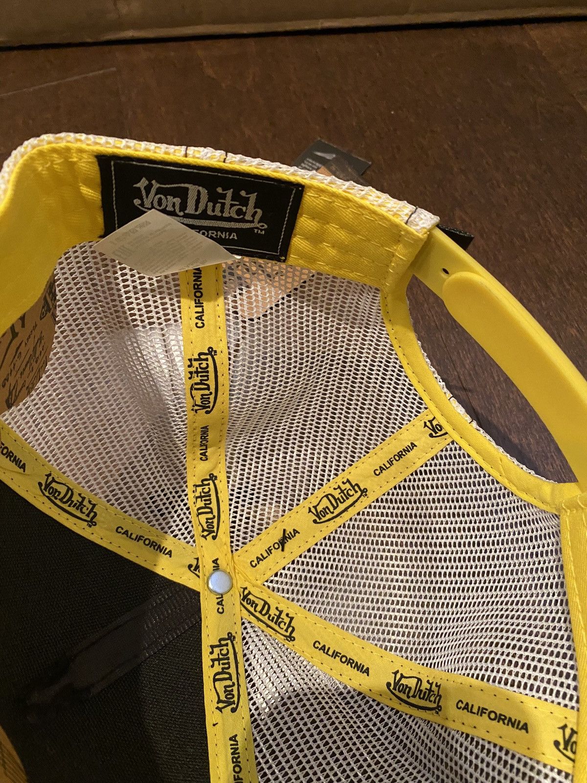 Von Dutch Von Dutch Black and Yellow Hat Size ONE SIZE - 3 Thumbnail