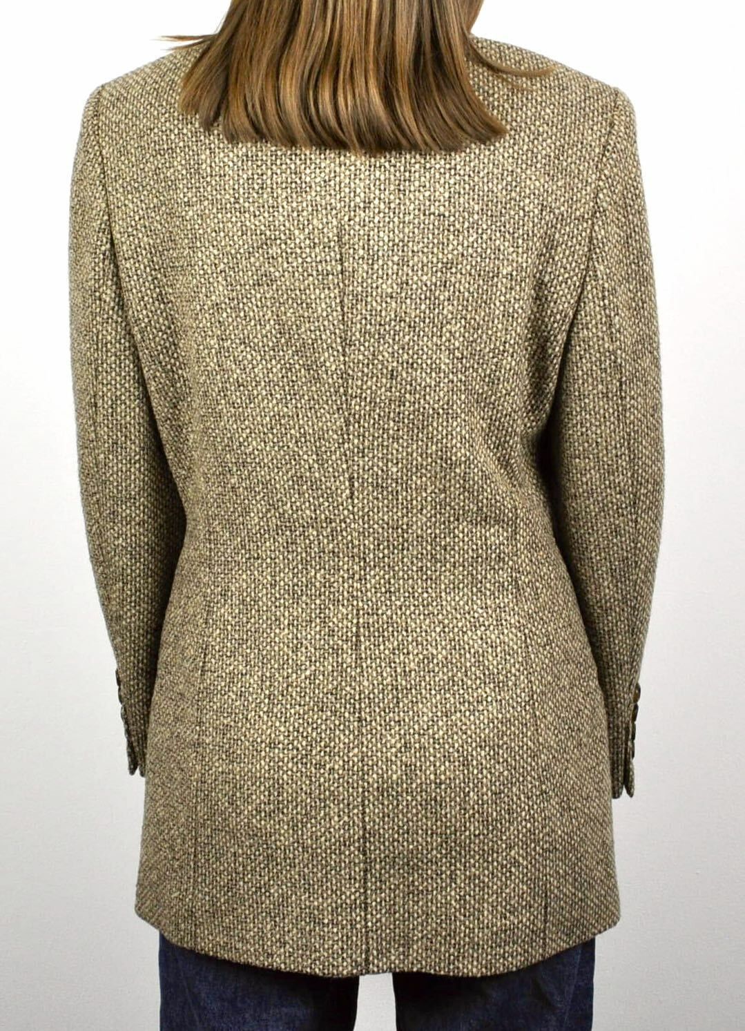 Bogner × Vintage Sonia Women's L Wool Blazer Jacket Coat Top German Multi Size L / US 10 / IT 46 - 4 Thumbnail