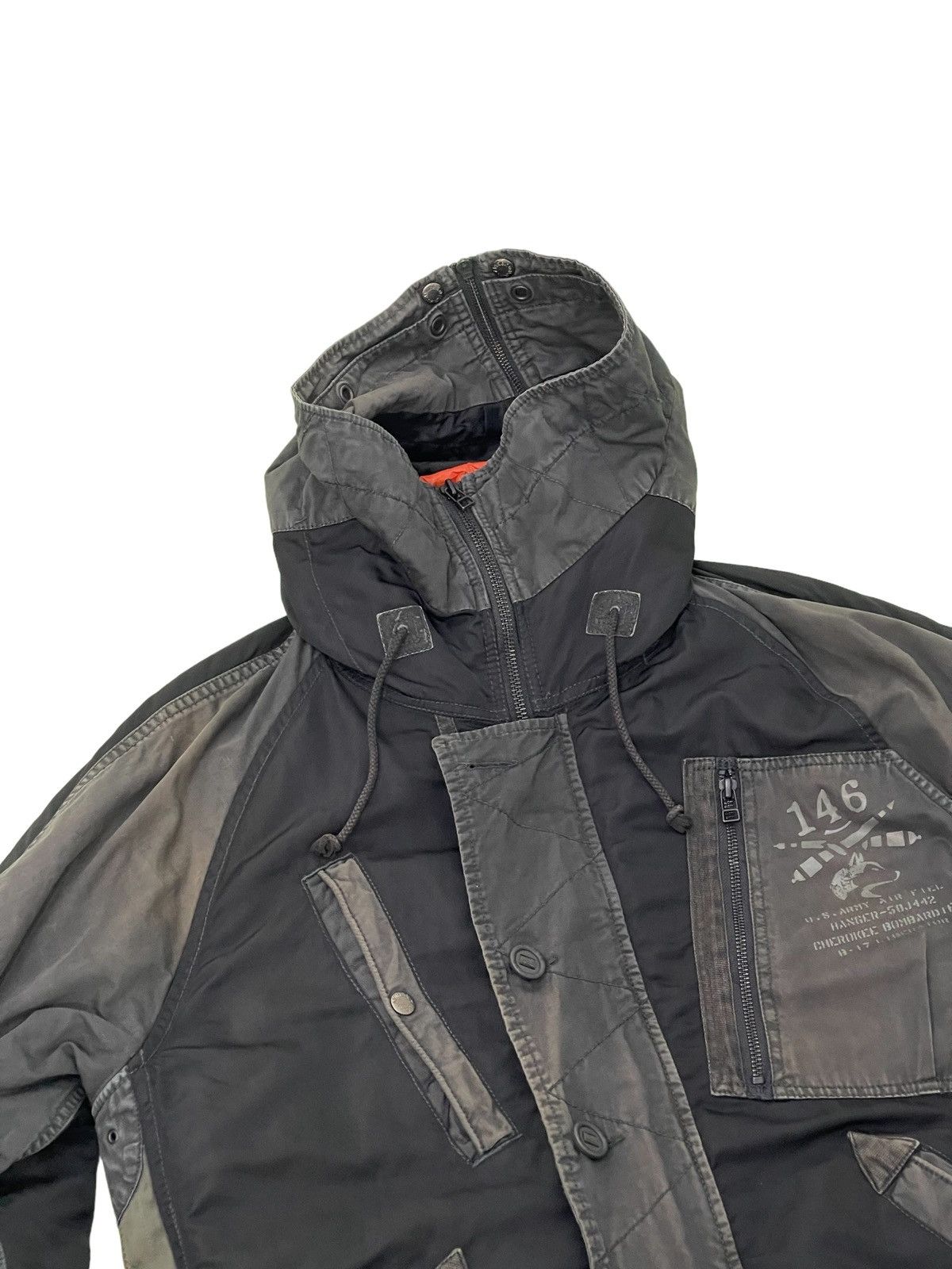 Avirex Avirex Hybrid Military Hoodie Jacket Padded Lining 4🟩2 Size US L / EU 52-54 / 3 - 10 Thumbnail