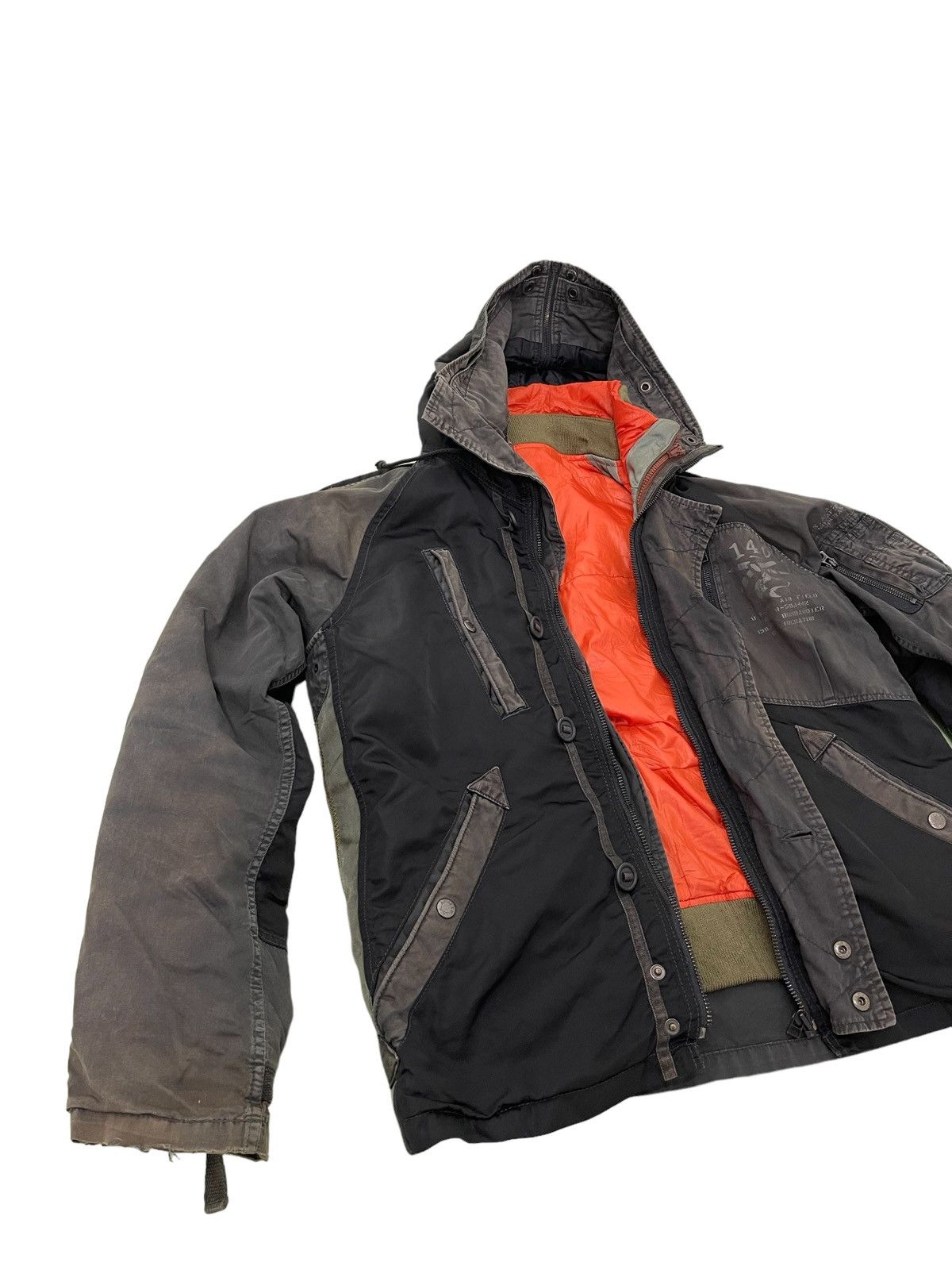 Avirex Avirex Hybrid Military Hoodie Jacket Padded Lining 4🟩2 Size US L / EU 52-54 / 3 - 1 Thumbnail