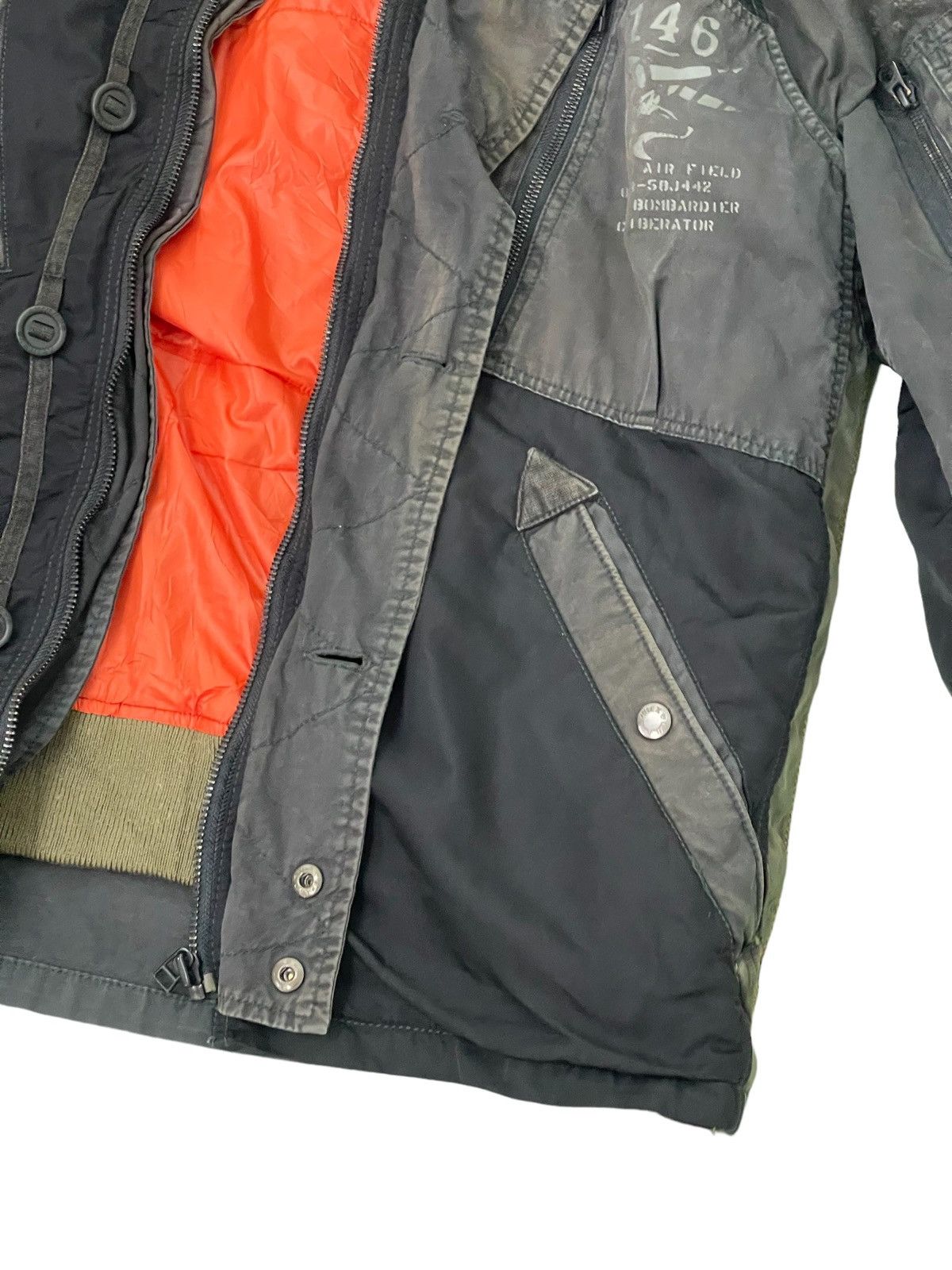 Avirex Avirex Hybrid Military Hoodie Jacket Padded Lining 4🟩2 Size US L / EU 52-54 / 3 - 5 Thumbnail