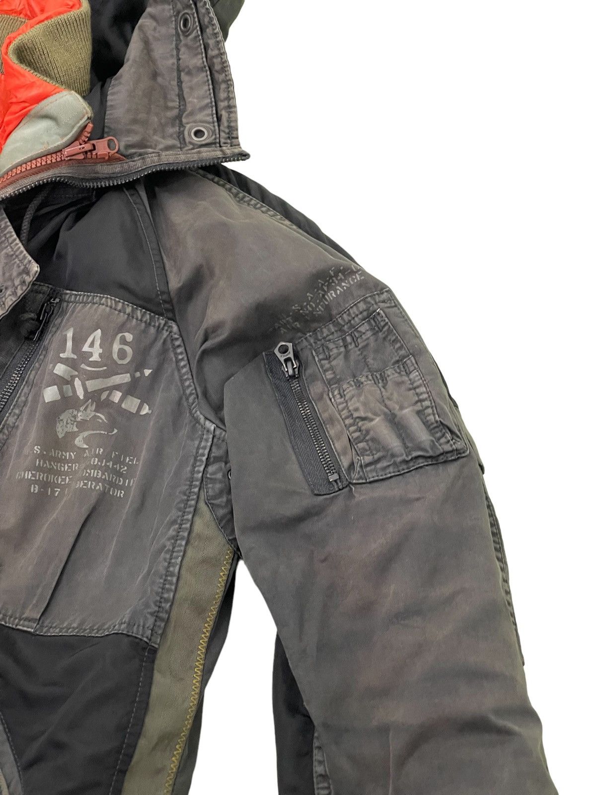 Avirex Avirex Hybrid Military Hoodie Jacket Padded Lining 4🟩2 Size US L / EU 52-54 / 3 - 7 Thumbnail
