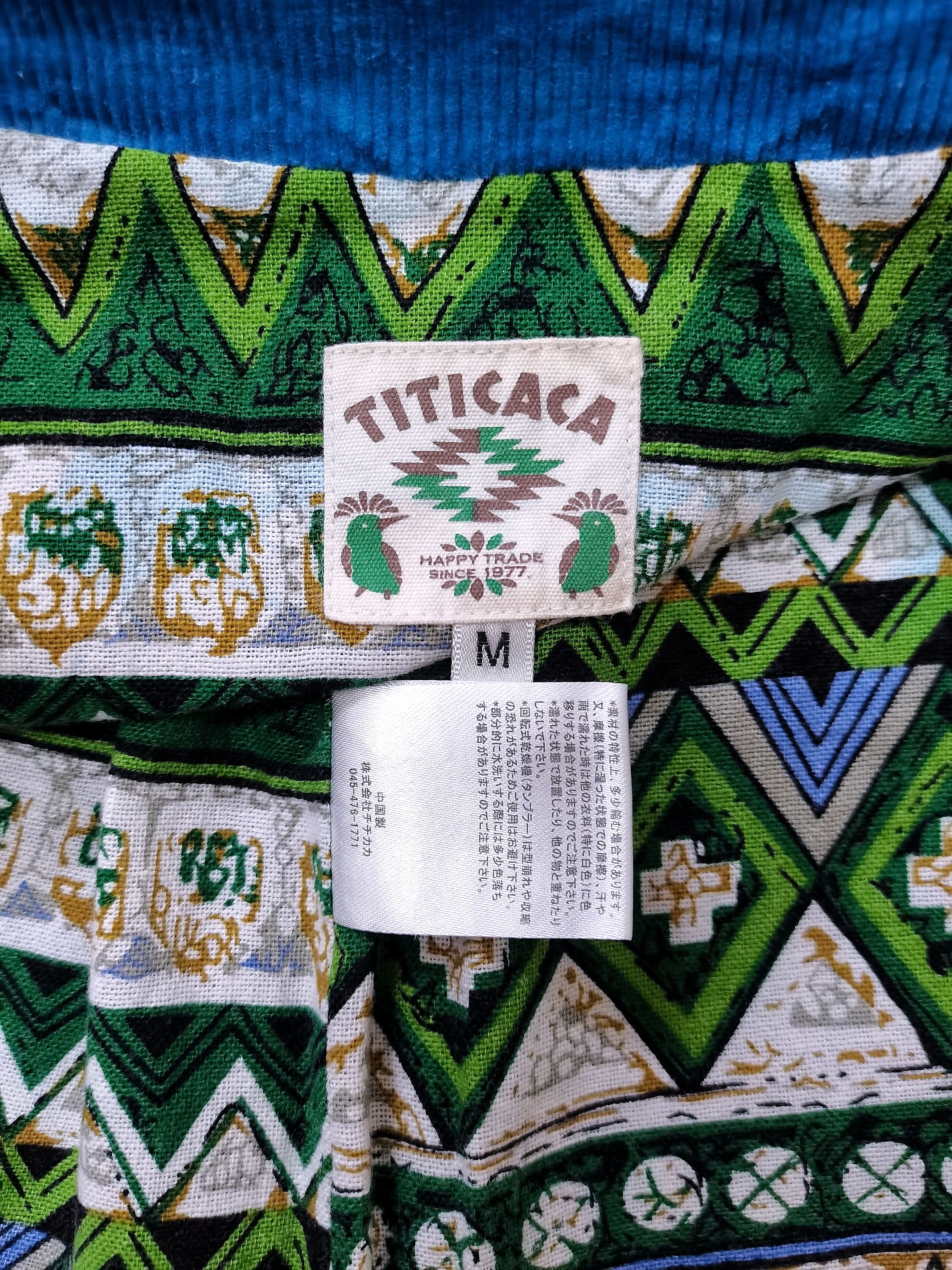 Japanese Brand Titicaca Inspired Chimayo Native Embroidery Velvet Corduroy Size US M / EU 48-50 / 2 - 18 Thumbnail