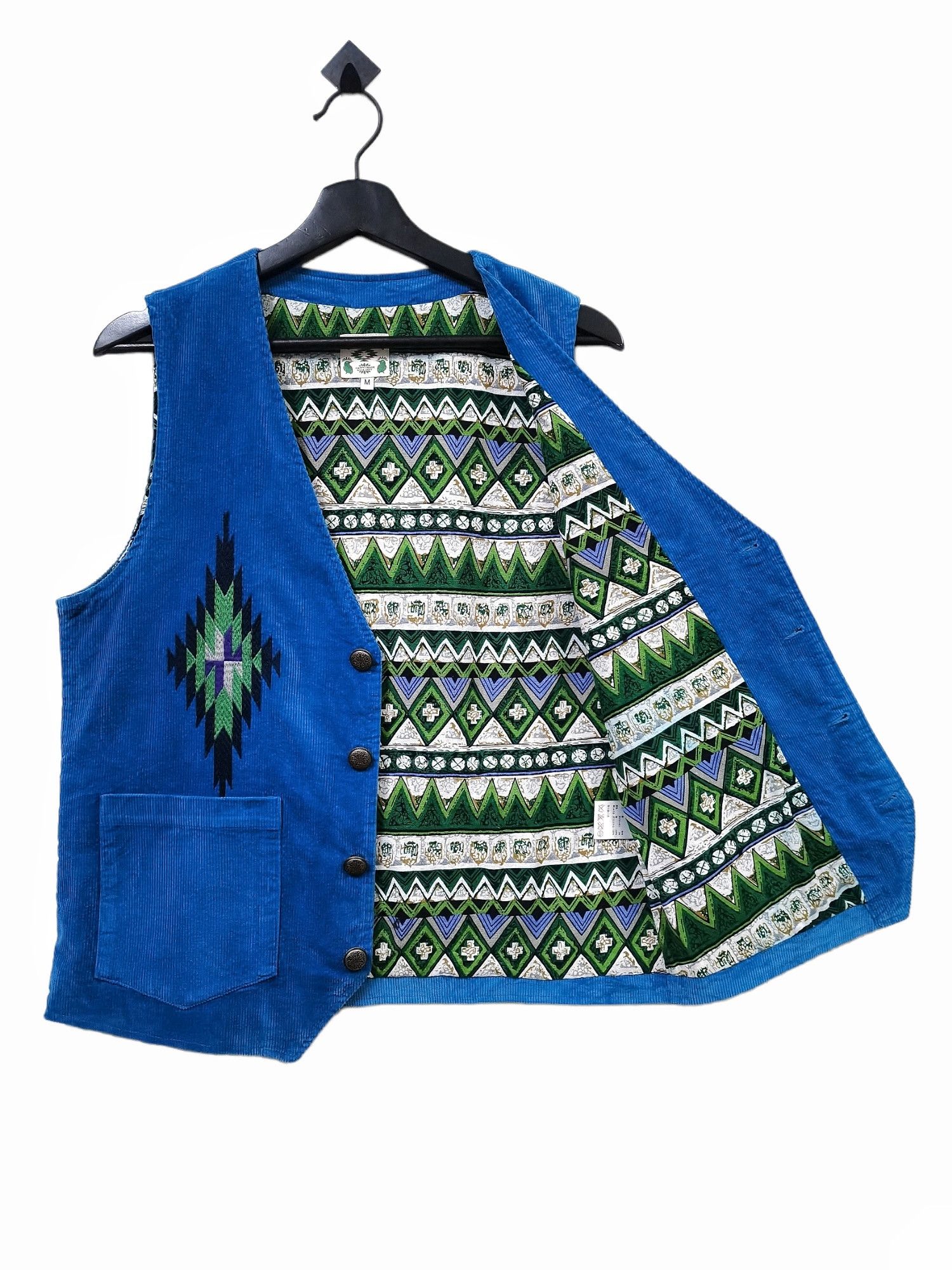 Japanese Brand Titicaca Inspired Chimayo Native Embroidery Velvet Corduroy Size US M / EU 48-50 / 2 - 3 Thumbnail
