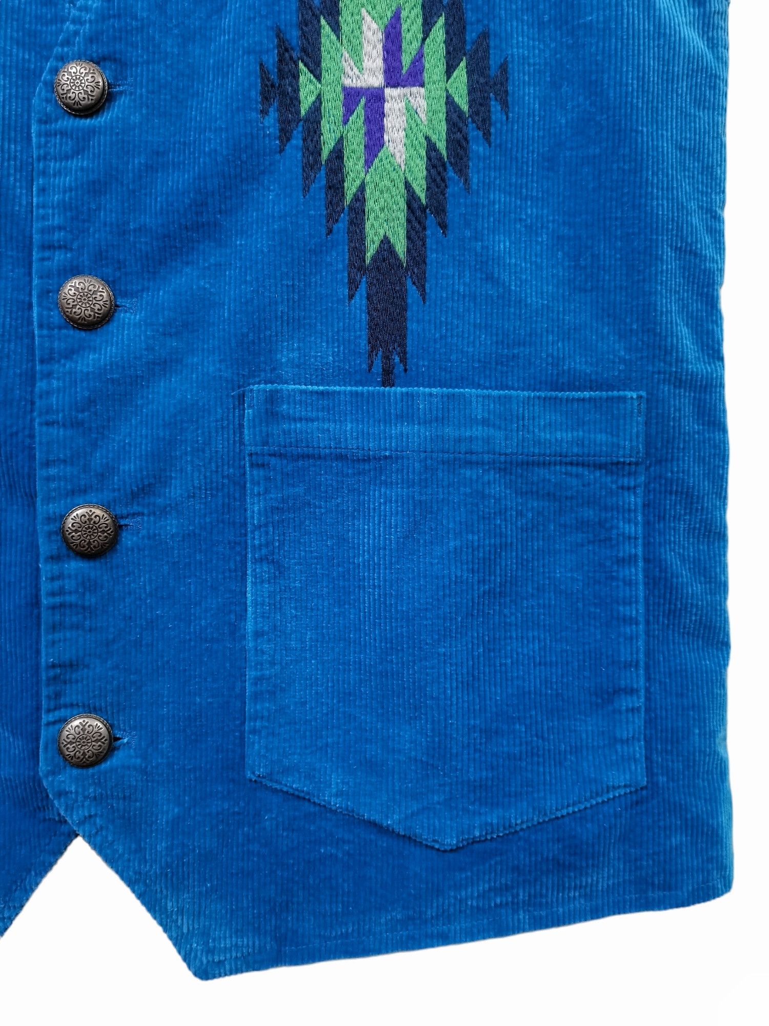 Japanese Brand Titicaca Inspired Chimayo Native Embroidery Velvet Corduroy Size US M / EU 48-50 / 2 - 9 Thumbnail