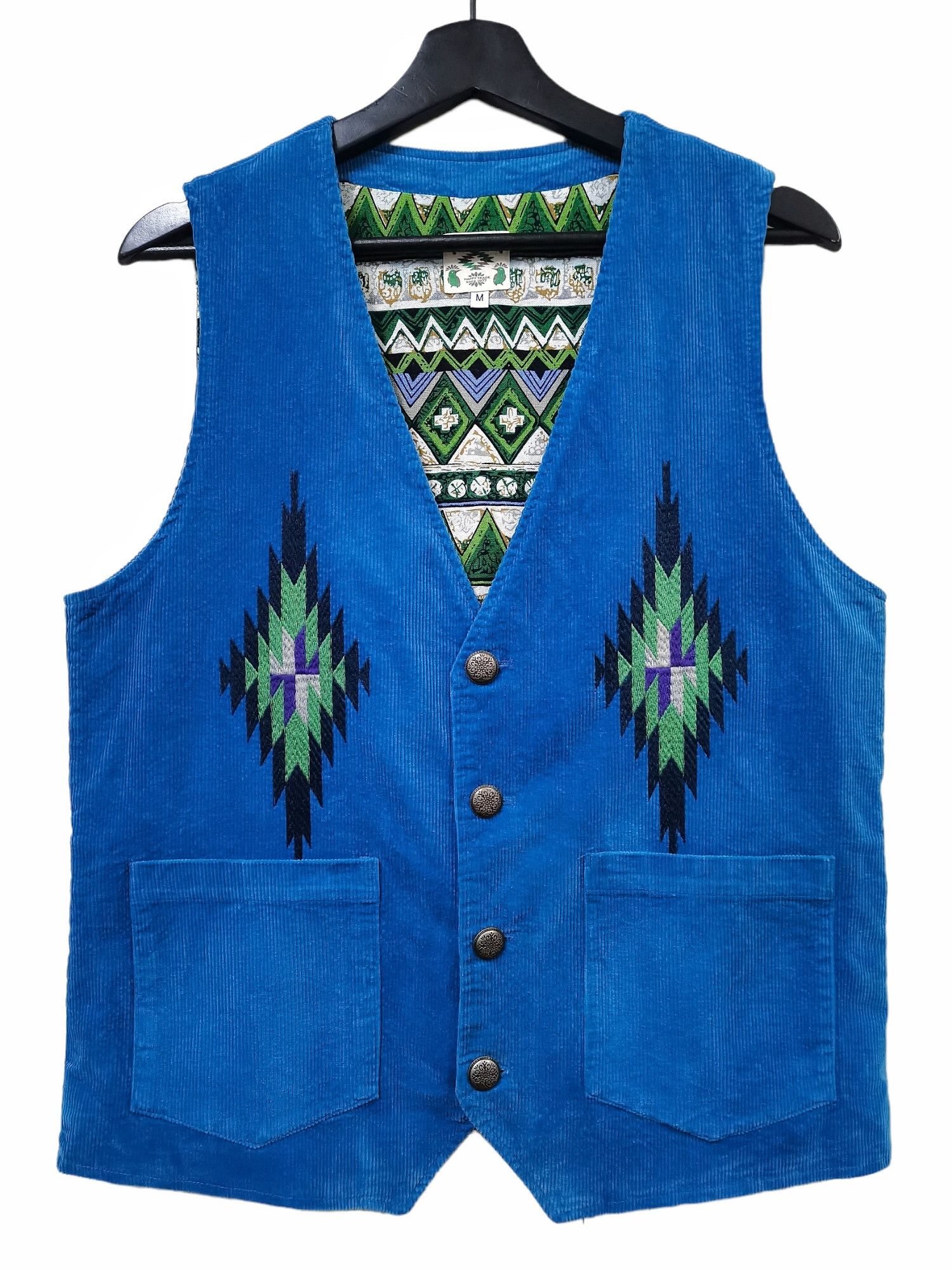 Japanese Brand Titicaca Inspired Chimayo Native Embroidery Velvet Corduroy Size US M / EU 48-50 / 2 - 6 Thumbnail