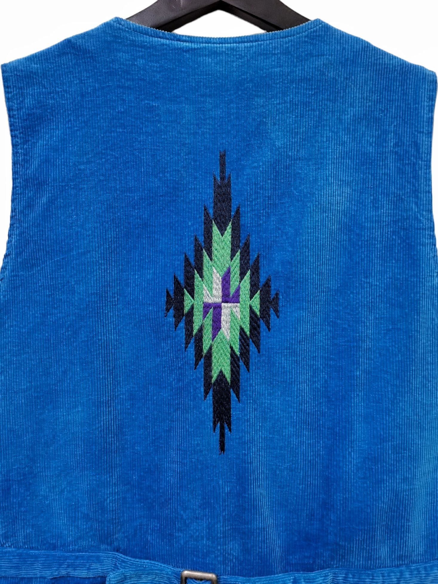 Japanese Brand Titicaca Inspired Chimayo Native Embroidery Velvet Corduroy Size US M / EU 48-50 / 2 - 16 Thumbnail