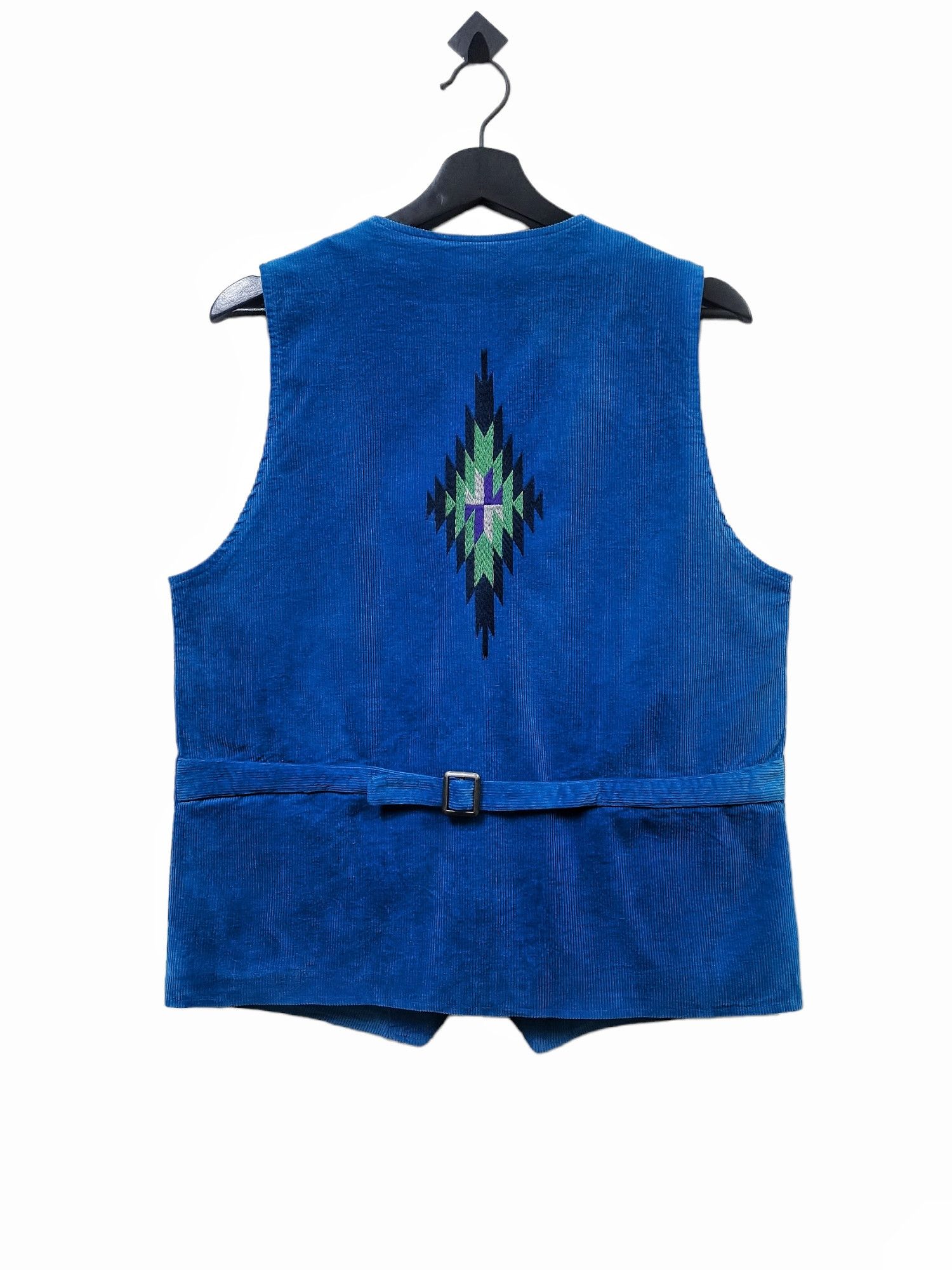 Japanese Brand Titicaca Inspired Chimayo Native Embroidery Velvet Corduroy Size US M / EU 48-50 / 2 - 2 Thumbnail
