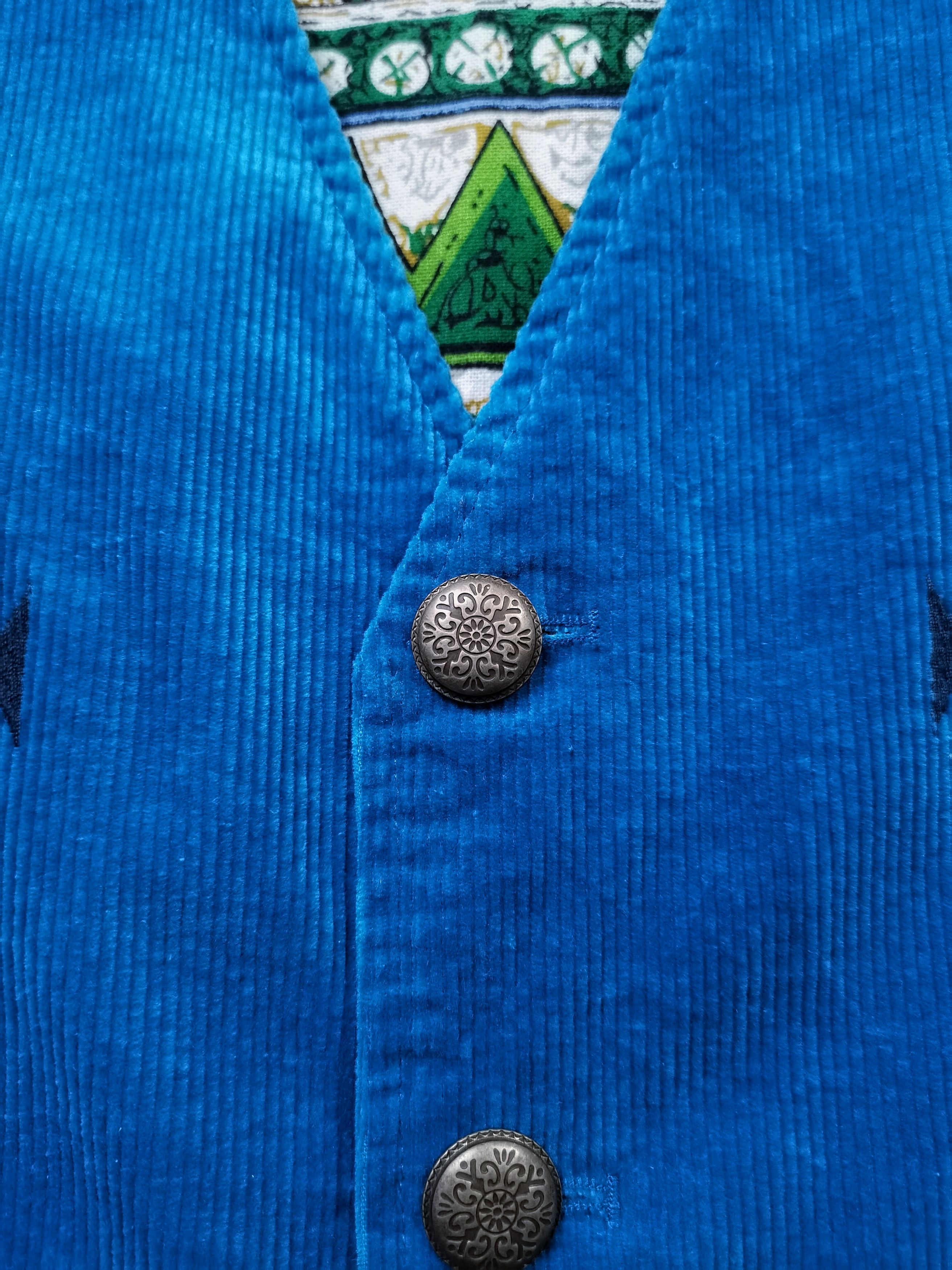 Japanese Brand Titicaca Inspired Chimayo Native Embroidery Velvet Corduroy Size US M / EU 48-50 / 2 - 12 Thumbnail
