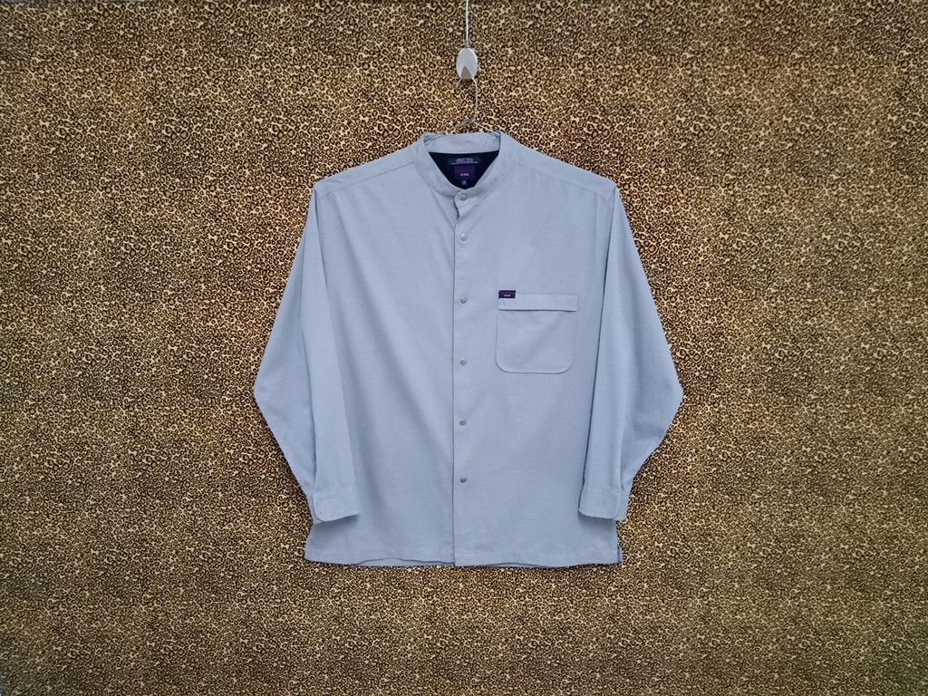 🔥Tommy Hilfiger Tommy Jeans Snap Button Long Sleeve Shirt