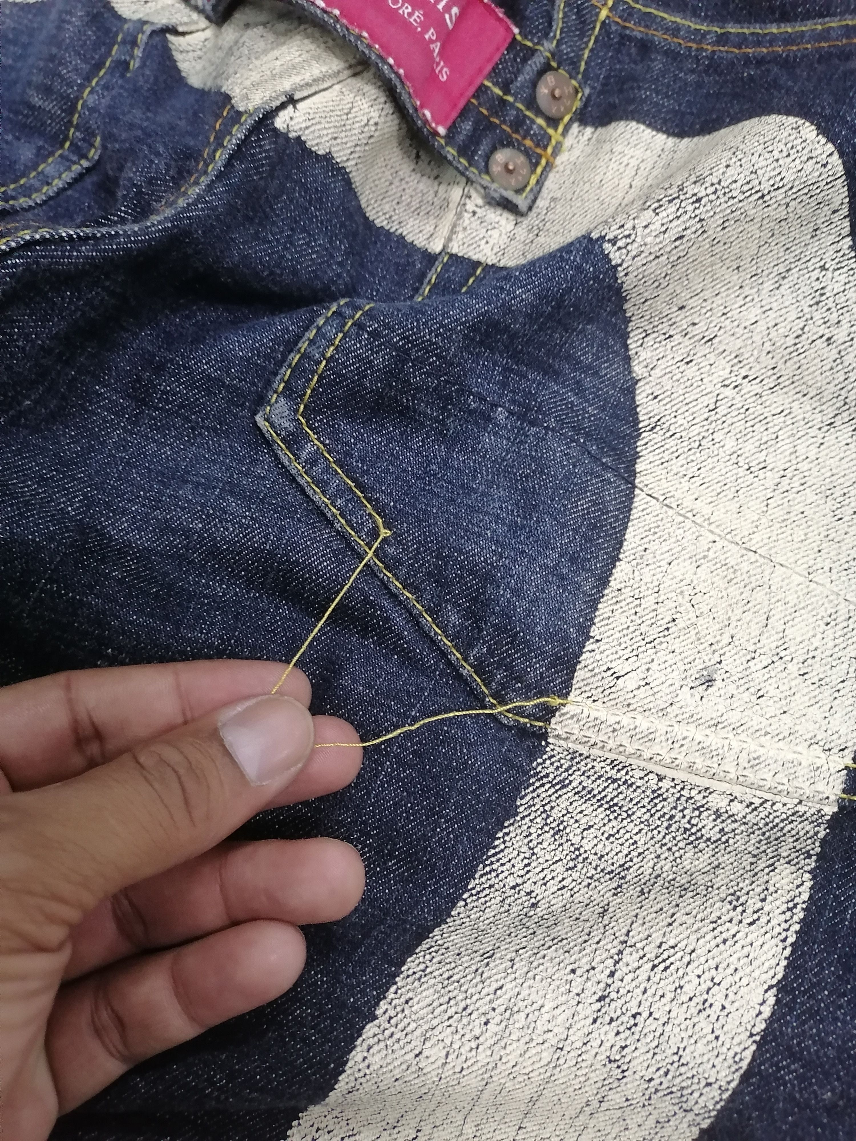 Evisu Rare🔥Evisu Paris Daicock Selvedge By Yamane Denim Pants⚡ Size US 34 / EU 50 - 14 Thumbnail