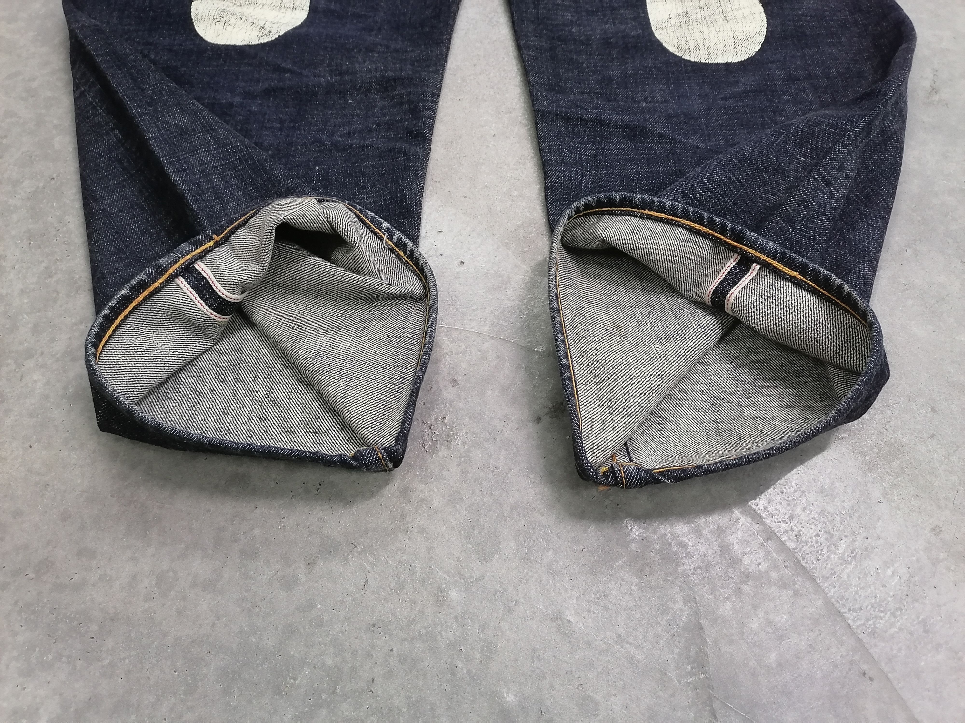 Evisu Rare🔥Evisu Paris Daicock Selvedge By Yamane Denim Pants⚡ Size US 34 / EU 50 - 4 Thumbnail
