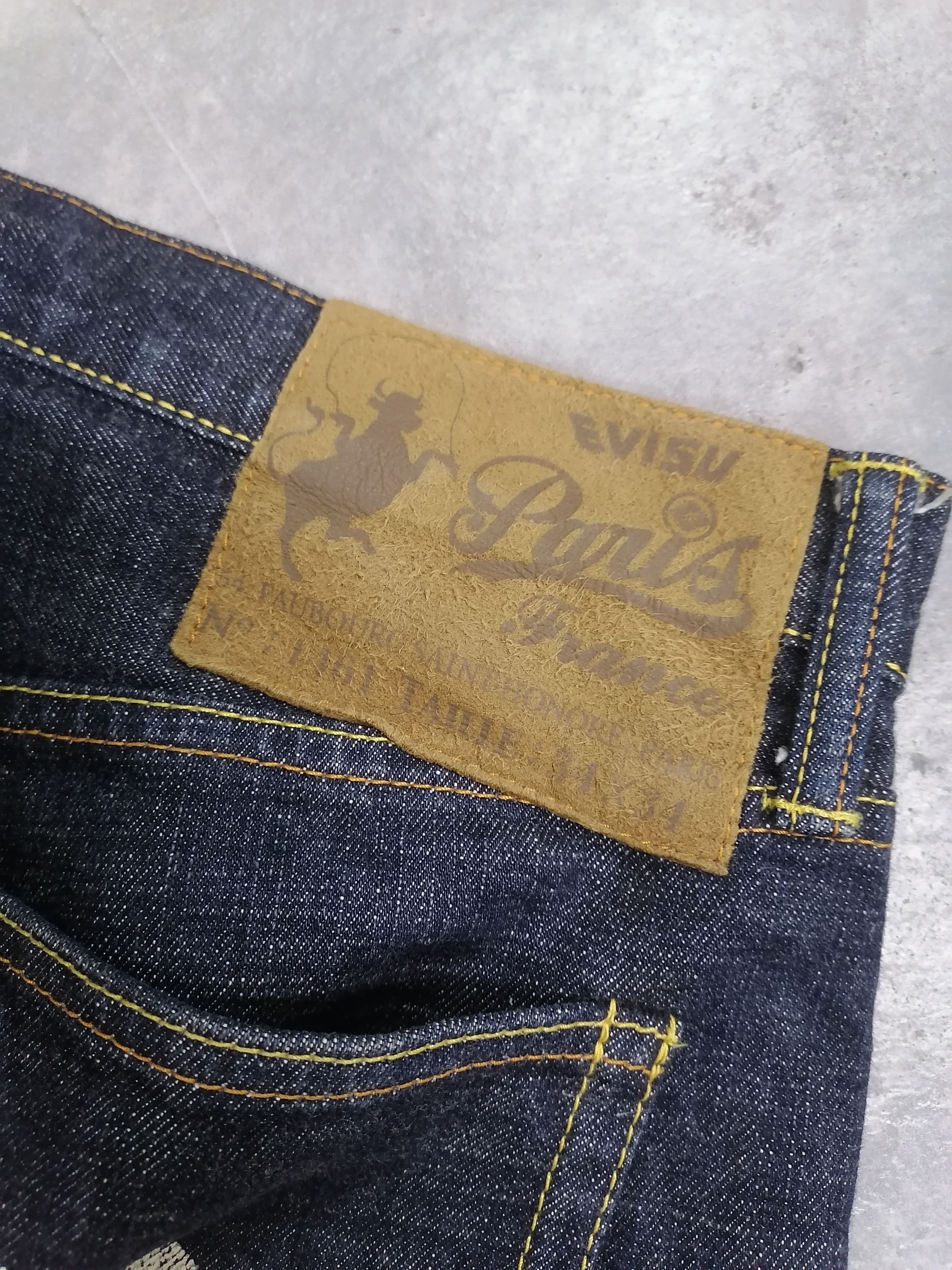 Evisu Rare🔥Evisu Paris Daicock Selvedge By Yamane Denim Pants⚡ Size US 34 / EU 50 - 13 Thumbnail