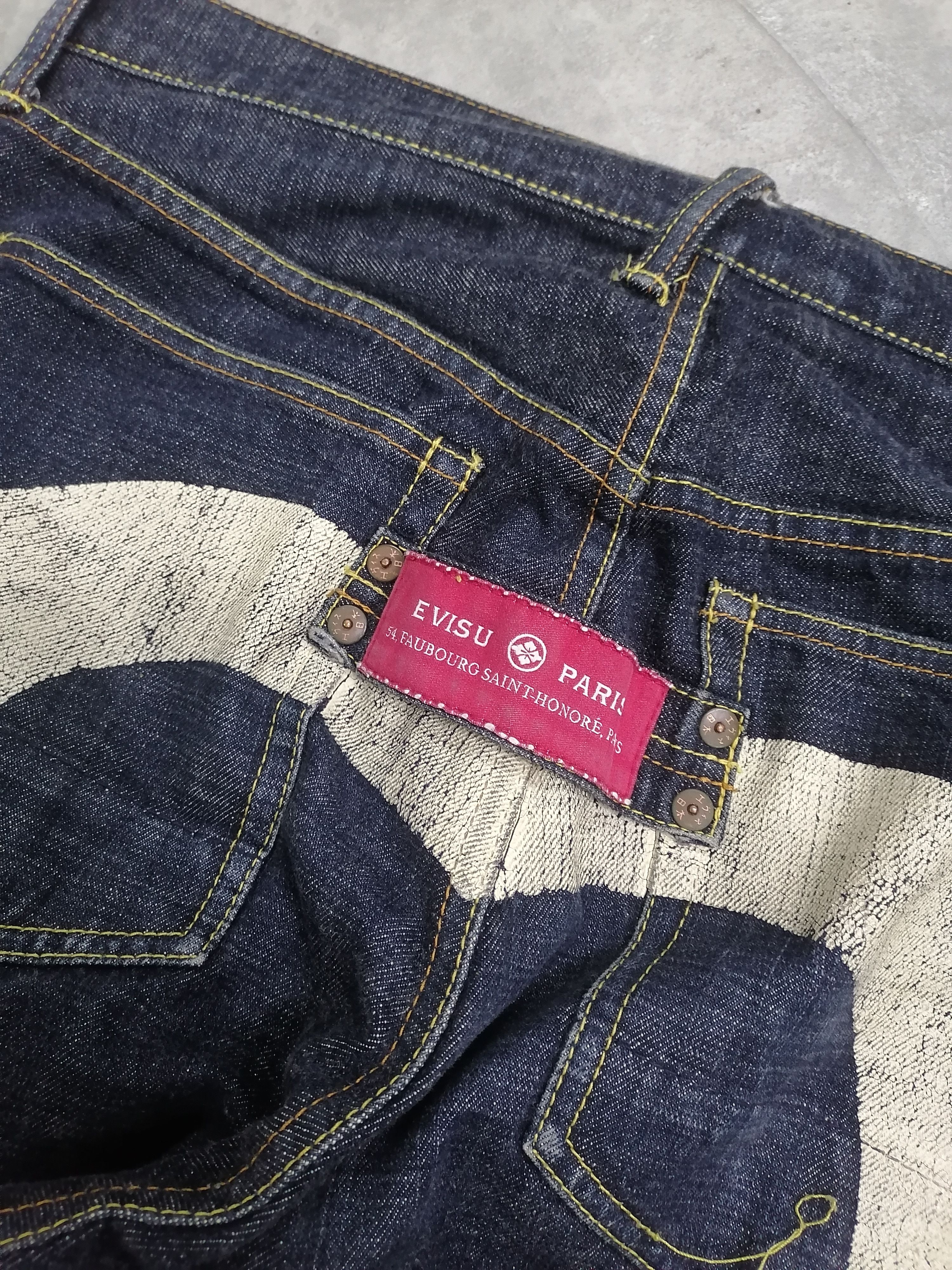 Evisu Rare🔥Evisu Paris Daicock Selvedge By Yamane Denim Pants⚡ Size US 34 / EU 50 - 12 Thumbnail